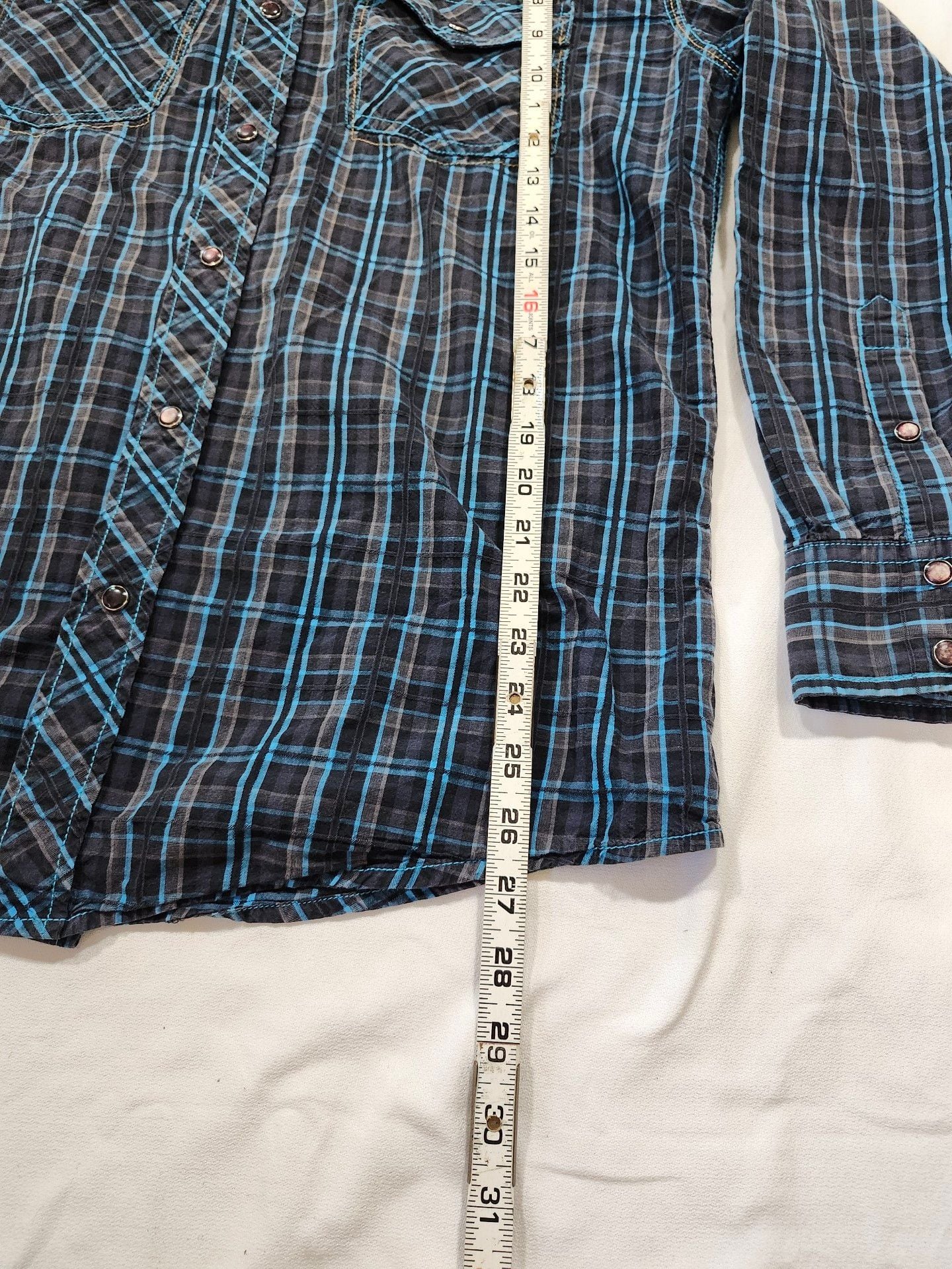 Cowboy Legend Long Sleeve Plaid Western Shirt 6