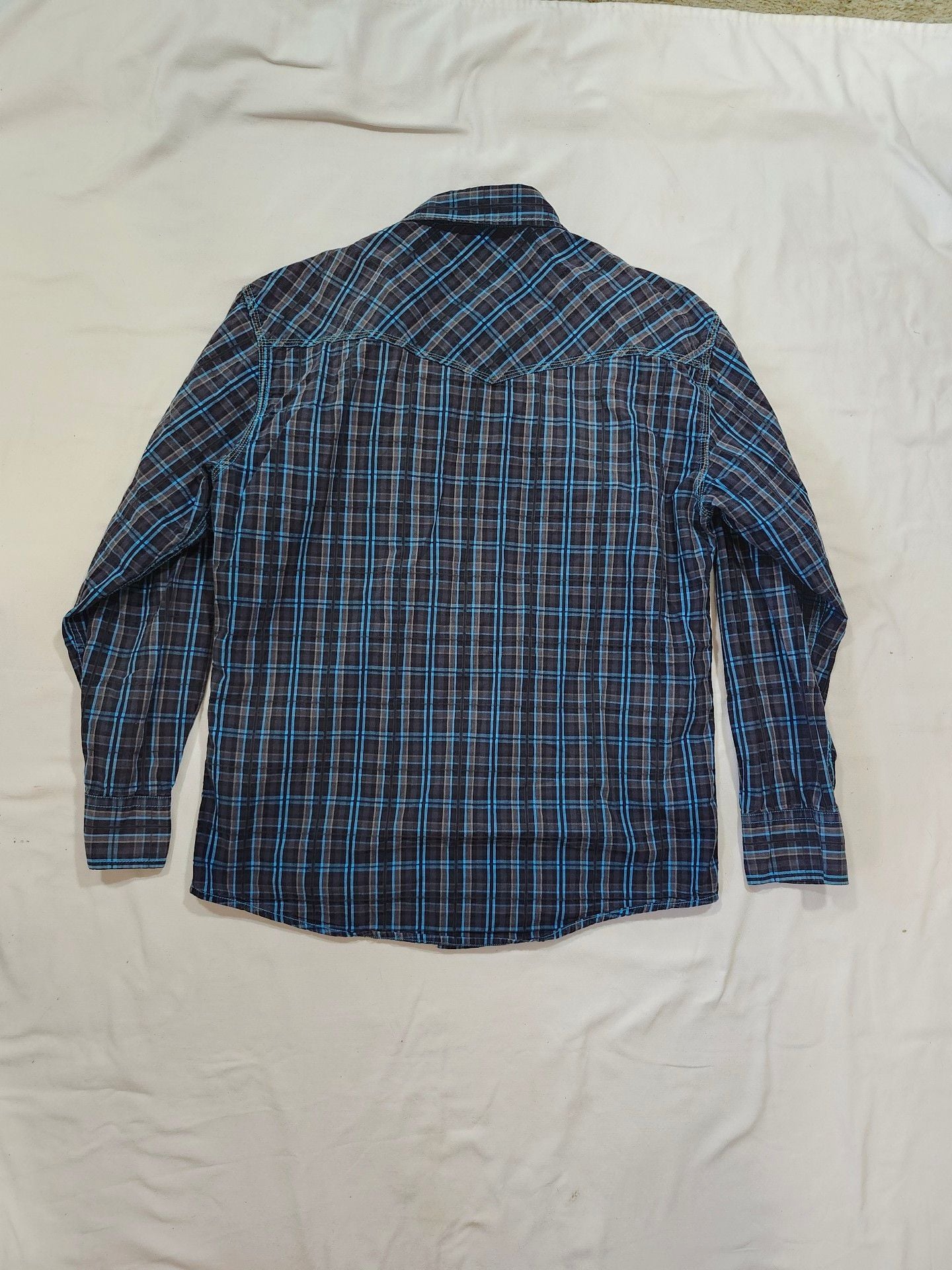 Cowboy Legend Long Sleeve Plaid Western Shirt 7
