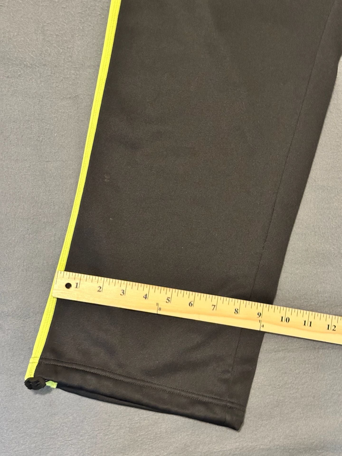 Nike Therma-Fit Pants Size L Black Yellow Athletic Sweatpants 9