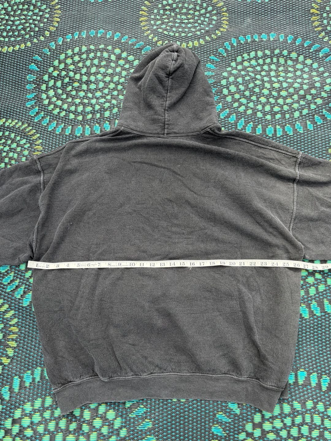 Bittersweet Skull Turtle Universe Hoodie Mineral Wash Black 8