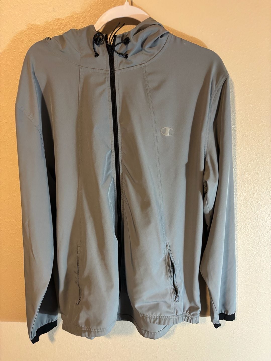 Champion Full Zip Hooded Jacket Gray 2