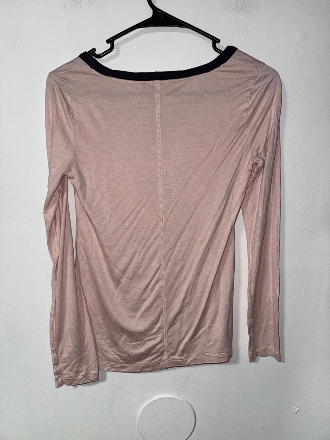Banana Republic Long Sleeve Top Size S Petite Pink 3
