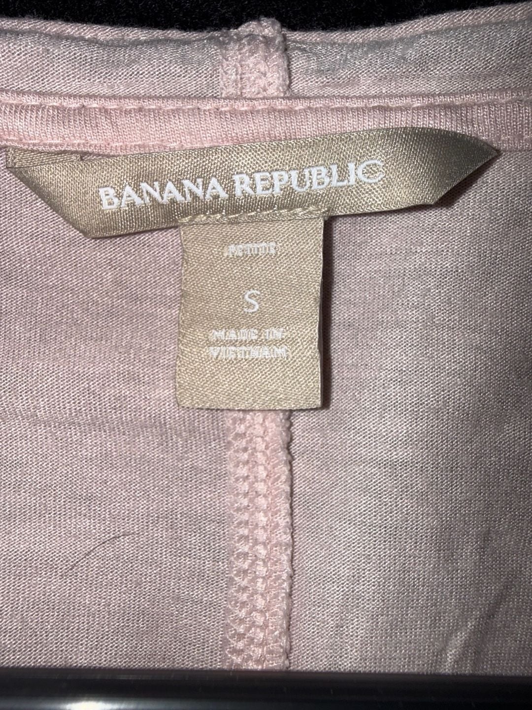 Banana Republic Long Sleeve Top Size S Petite Pink 4