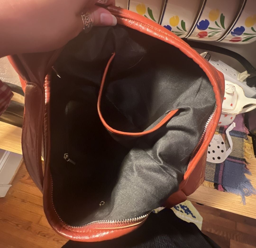 Unbranded Vegan Leather Hobo Shoulder Bag Brown Y2K Purse 4