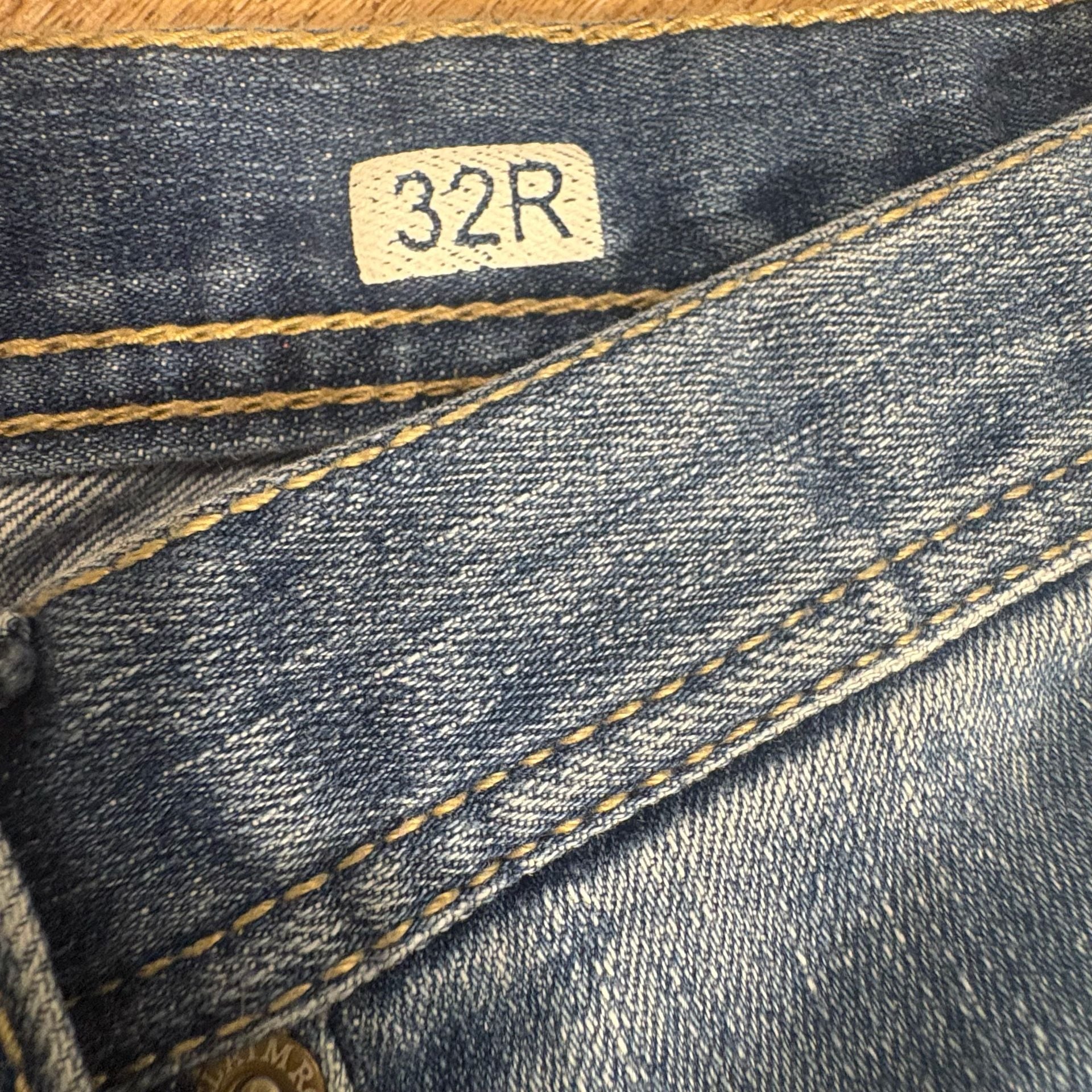 Reclaim Men’s 32R Straight Leg Jeans Vintage Americana Workwear Cotton Denim 4