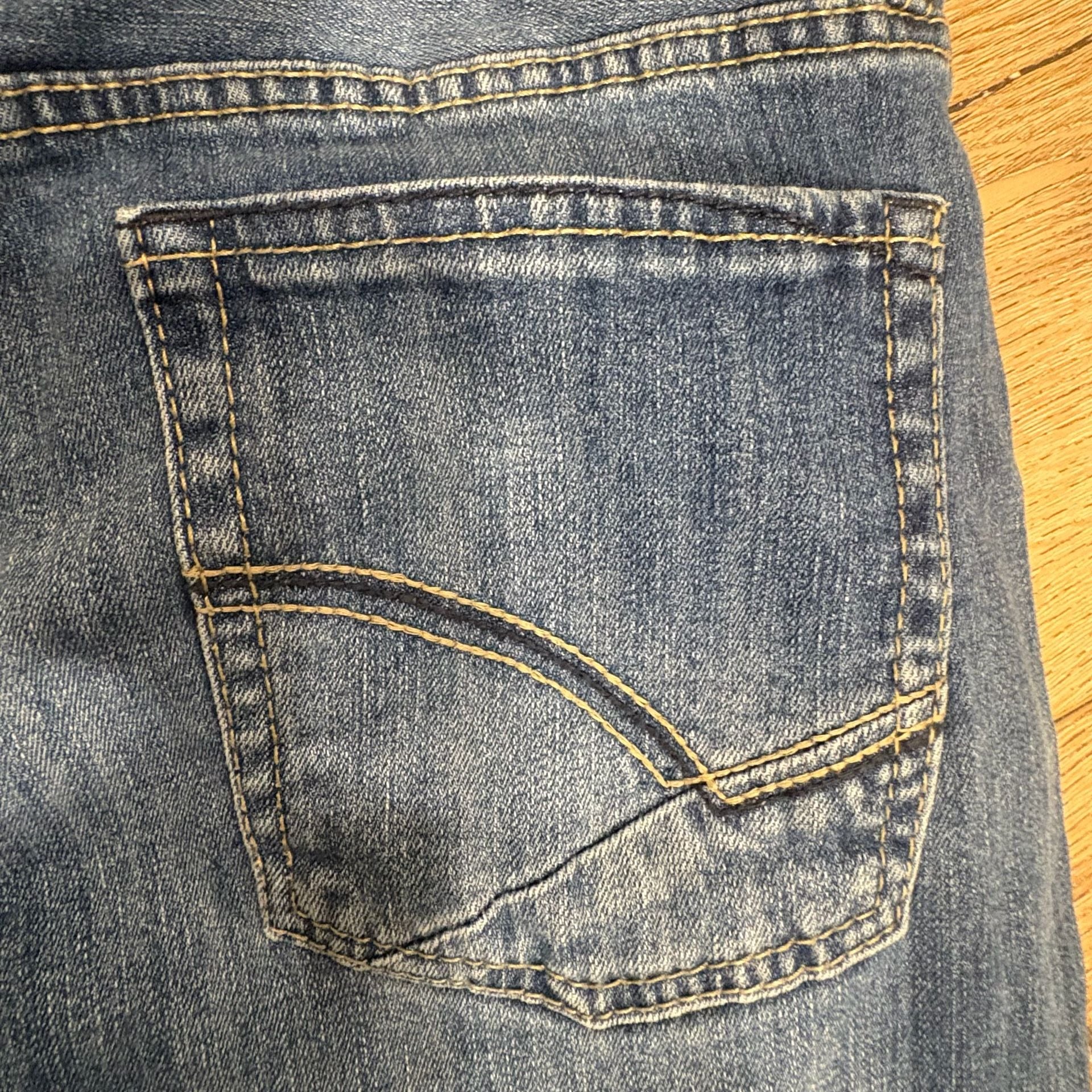Reclaim Men’s 32R Straight Leg Jeans Vintage Americana Workwear Cotton Denim 10