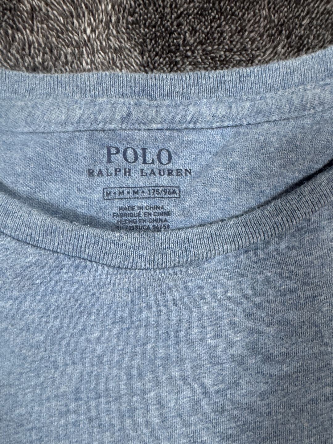 Polo Ralph Lauren T-Shirt Size M Blue Heather Short Sleeve Logo 3