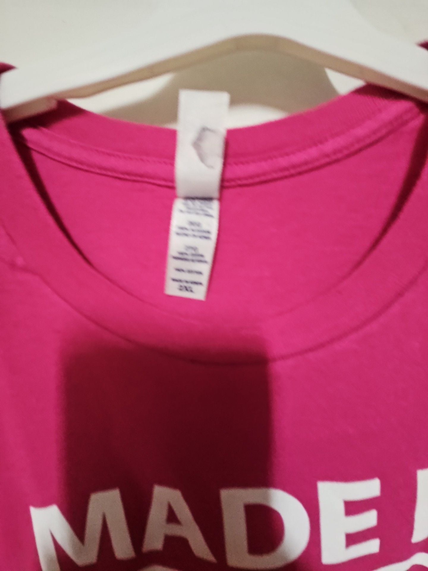 (573) Bella The Favorite Tee Size 2XL Pink T-Shirt 4