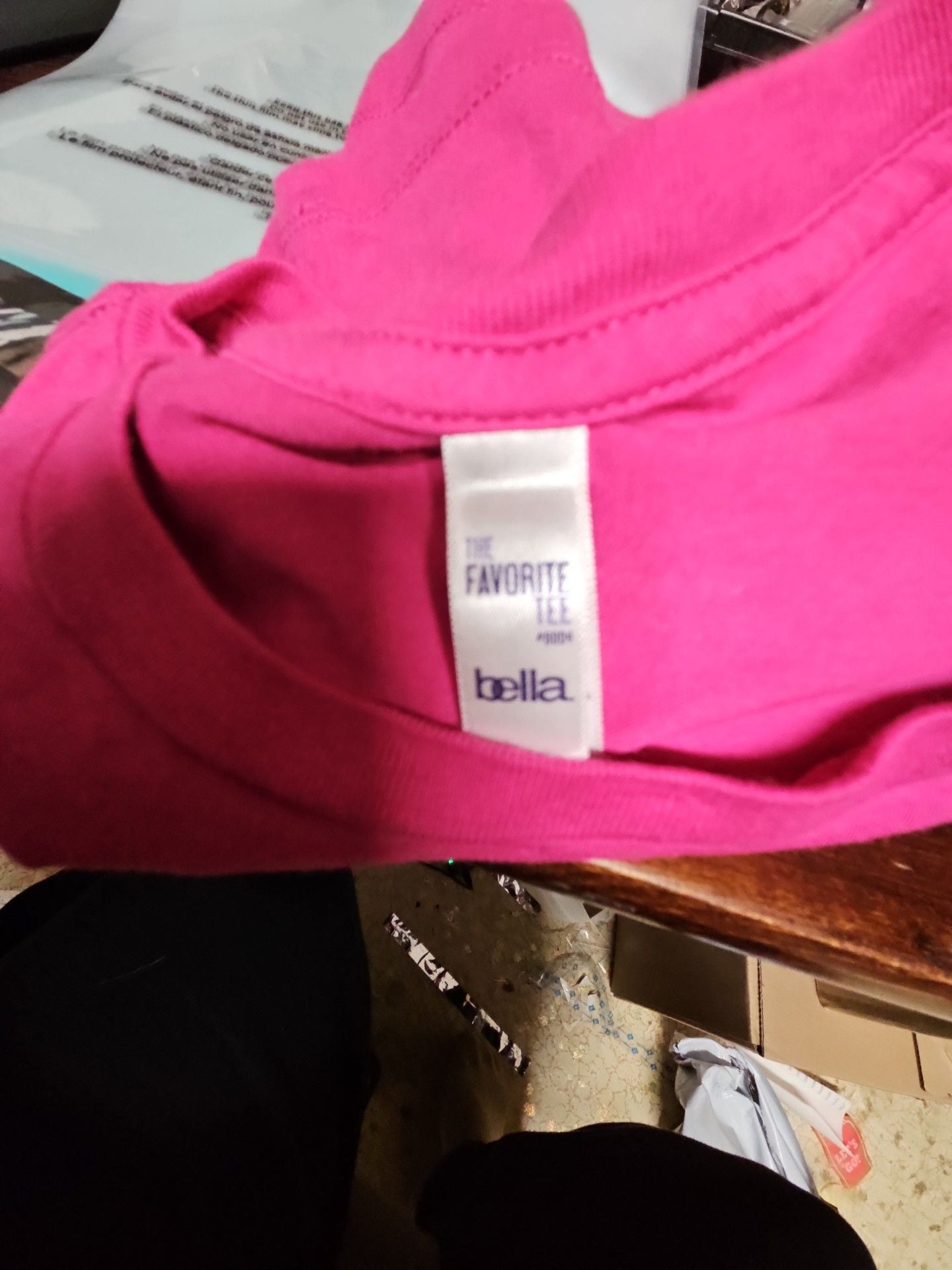 (573) Bella The Favorite Tee Size 2XL Pink T-Shirt 6