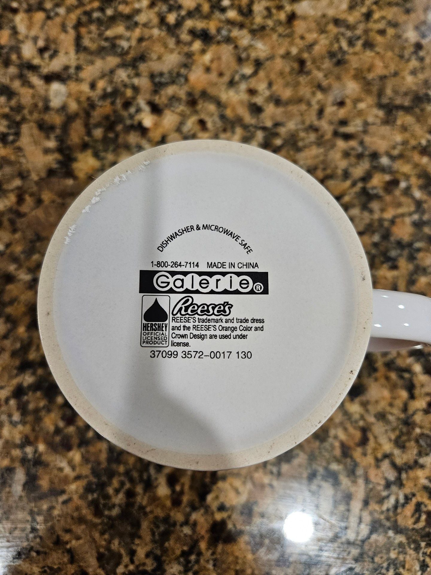 Vintage Reese’s Peanut Butter Cups Mug Galerie Hershey’s Orange Candy Coffee Cup 3