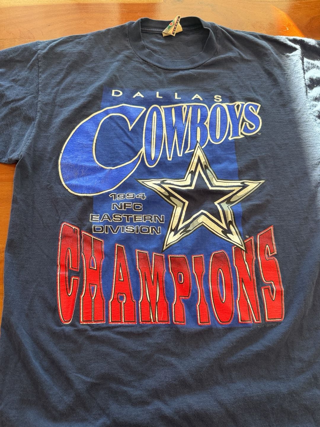 Red Oak Dallas Cowboys 1994 NFC Eastern Division Champions T-Shirt XL 3