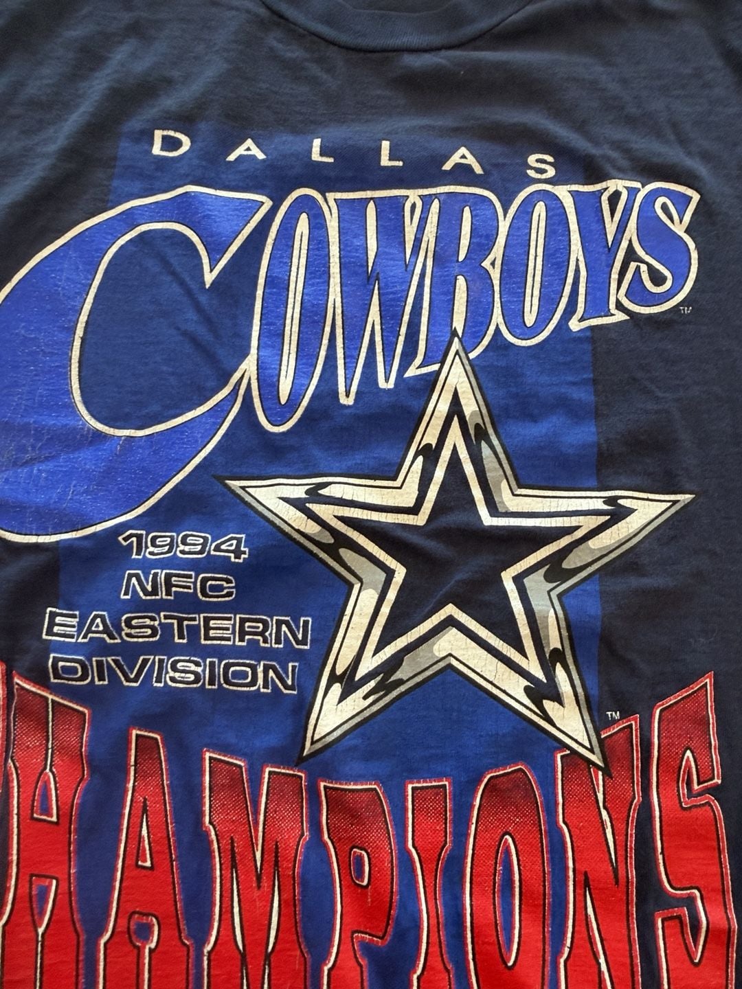 Red Oak Dallas Cowboys 1994 NFC Eastern Division Champions T-Shirt XL 5
