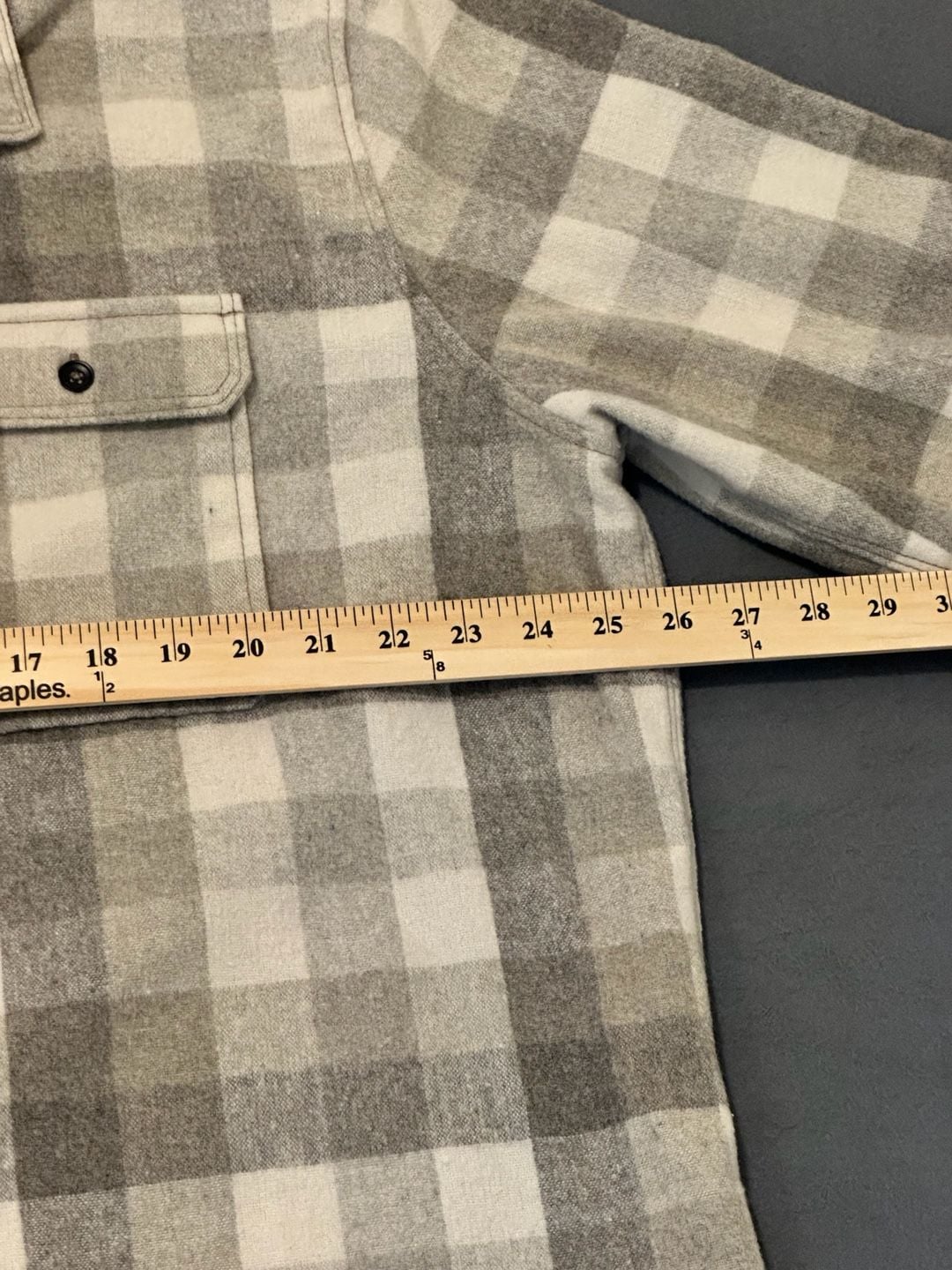 Jeremiah American Legacy Plaid Flannel Shirt Size XL Gray Buffalo Check 5