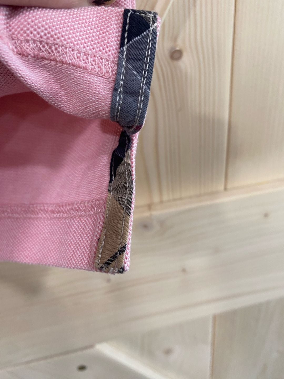 Barbour Polo Shirt Size XXL Pink Short Sleeve Cotton Logo 7