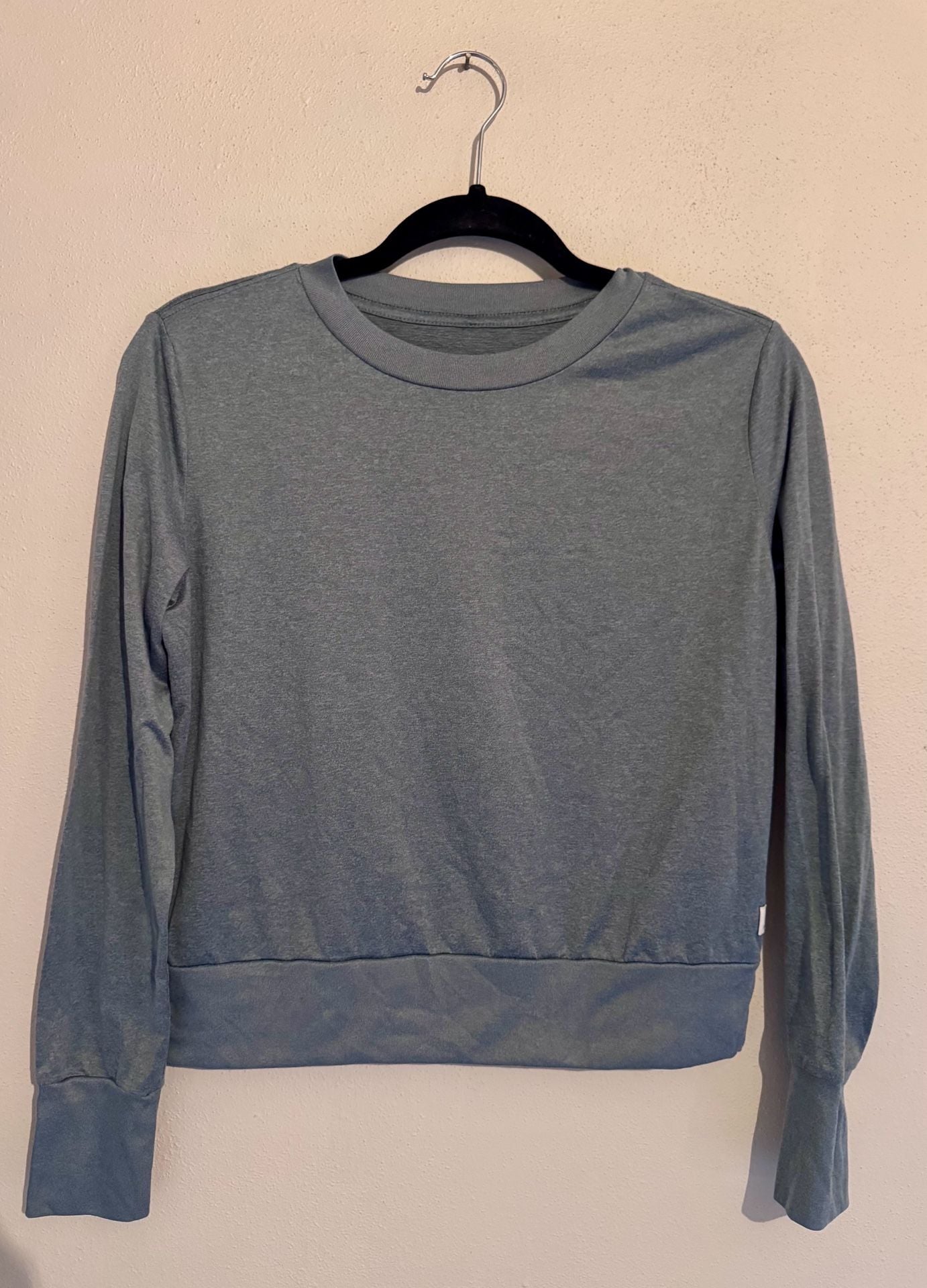 Vuori Daydream Long Sleeve Size S Blue/Grey Long Sleeve Top 4