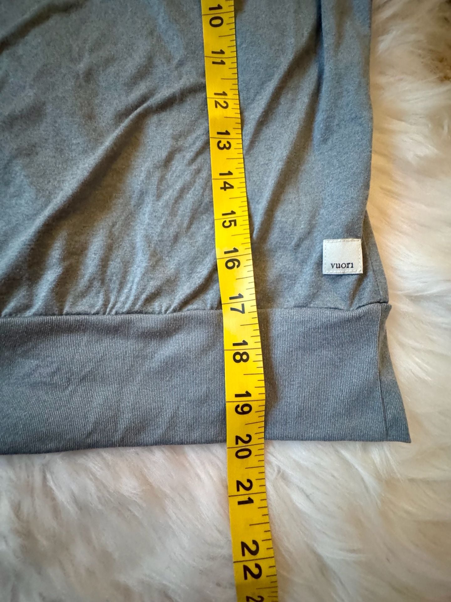 Vuori Daydream Long Sleeve Size S Blue/Grey Long Sleeve Top 9
