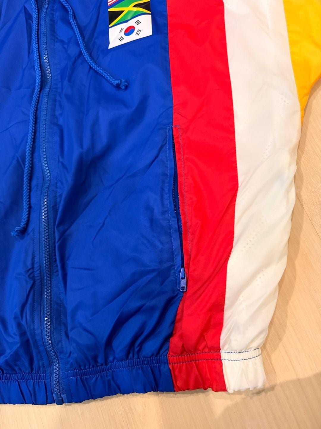 Forever 21 Windbreaker Jacket Size S Multicolor Olympics Athletic 7