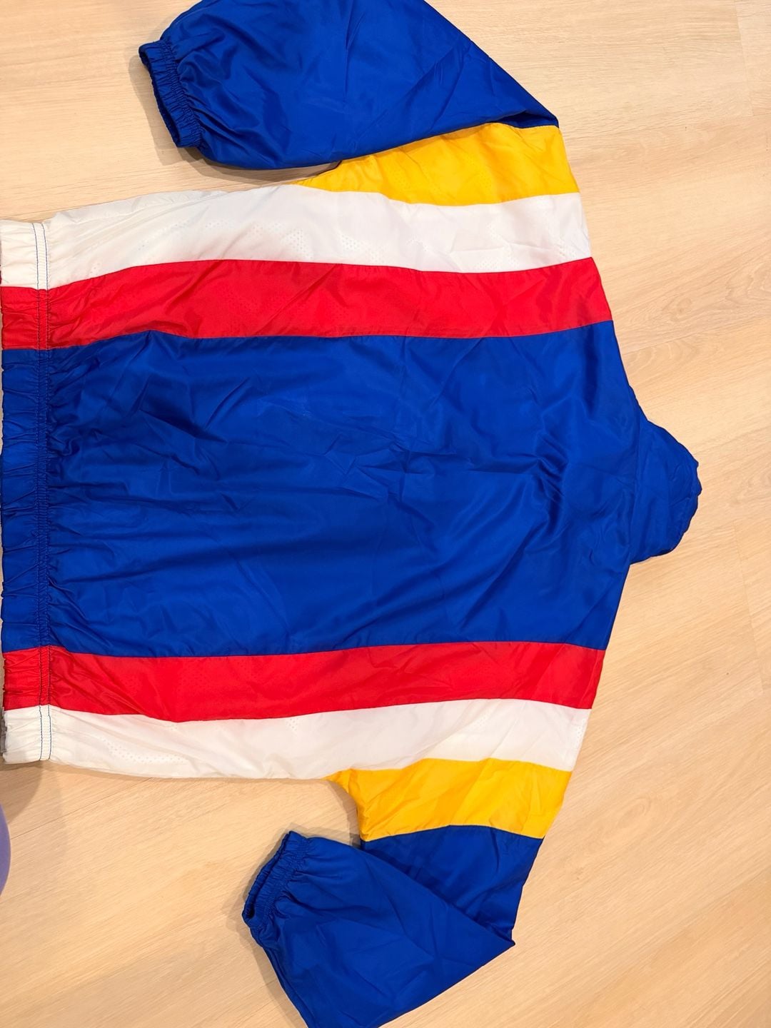 Forever 21 Windbreaker Jacket Size S Multicolor Olympics Athletic 9
