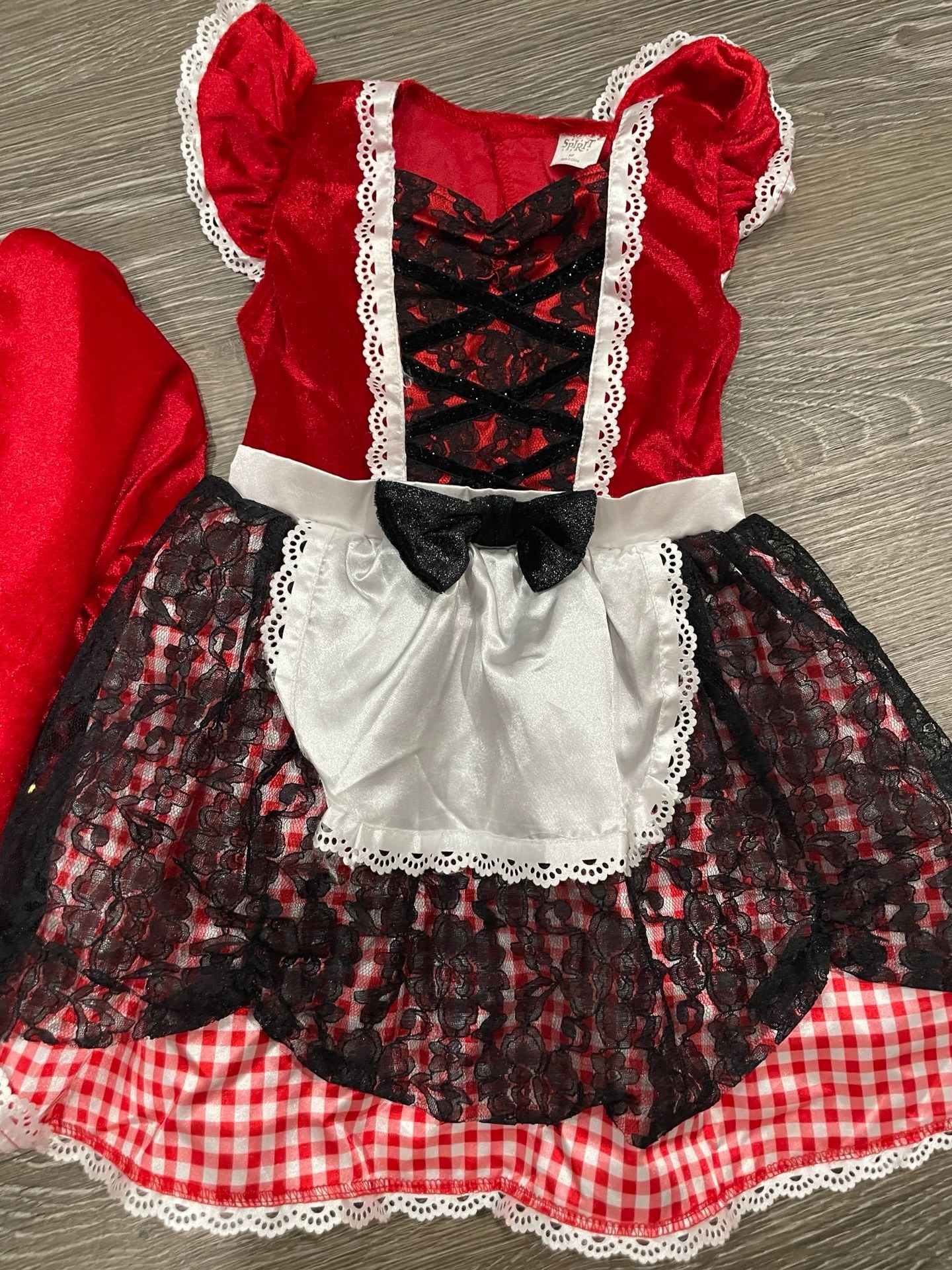 Spirit Lil Red Riding Hood Costume Size 3T-4T Toddler 2