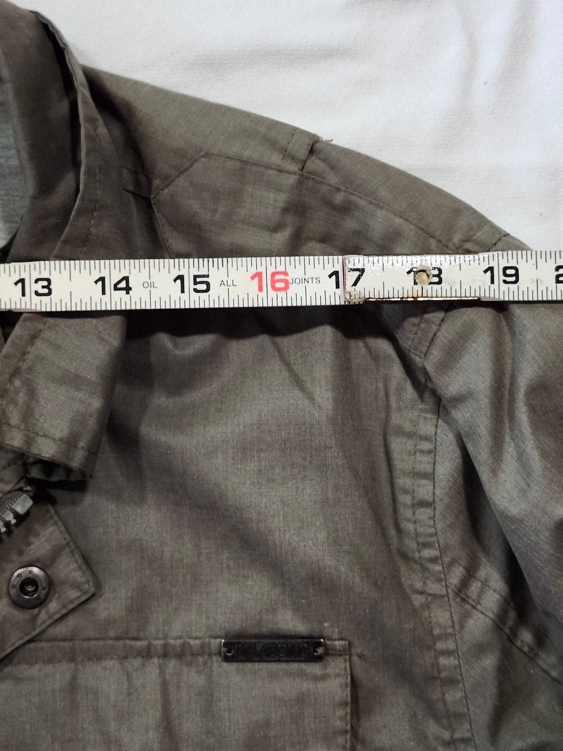 Billabong Utility Jacket Size Medium Olive Green Full Zip 5