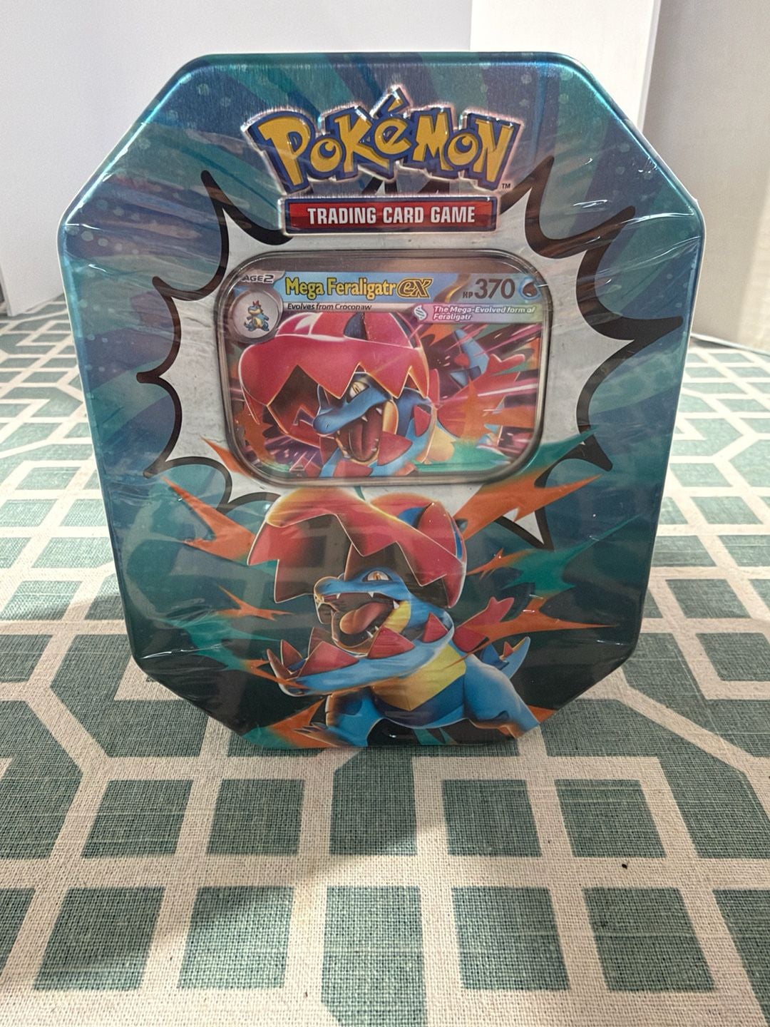 Pokemon TCG Mega Evolution-Ascended Heroes Tin Mega Feraligatr ex 1