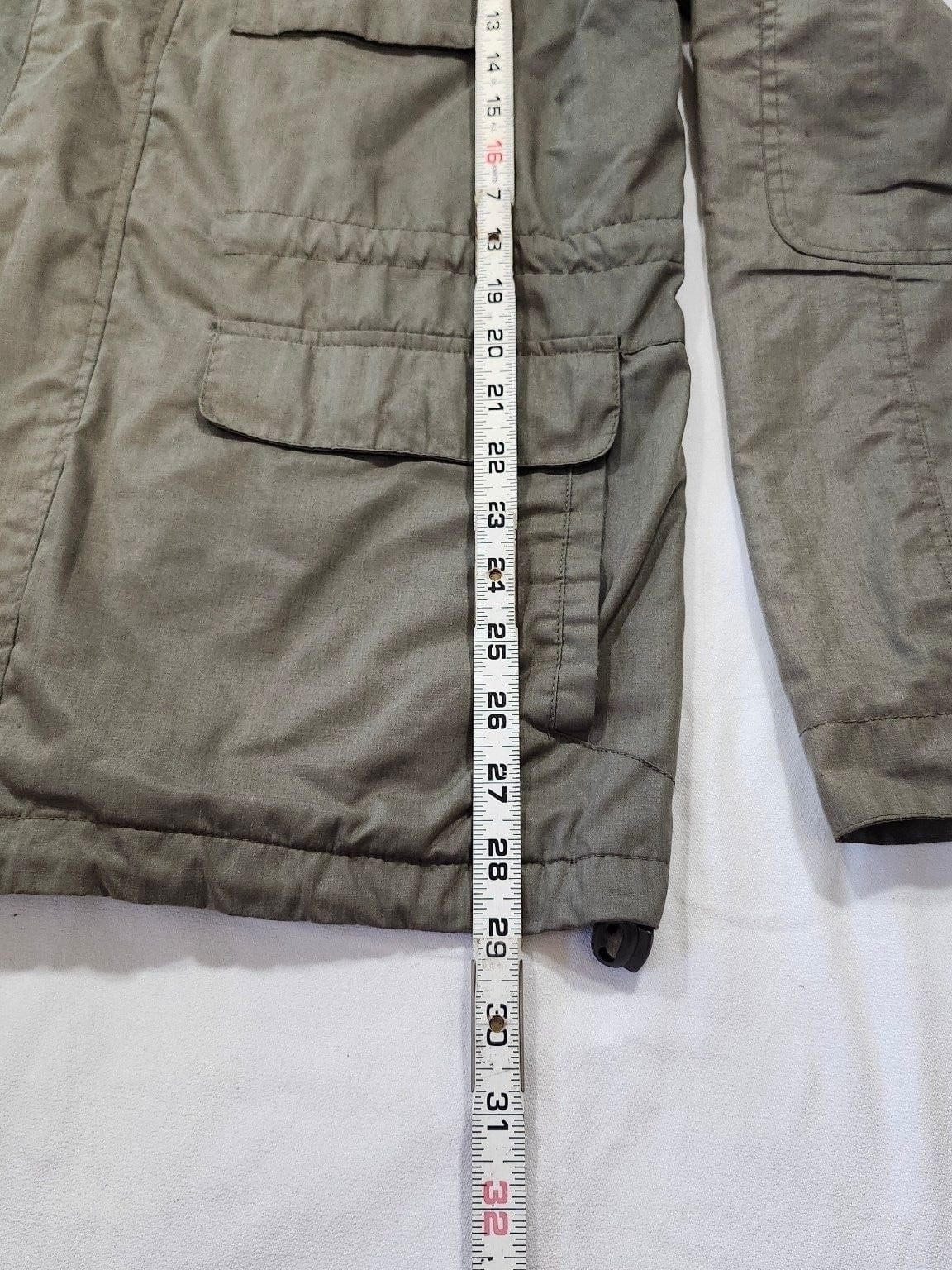 Billabong Utility Jacket Size Medium Olive Green Full Zip 6