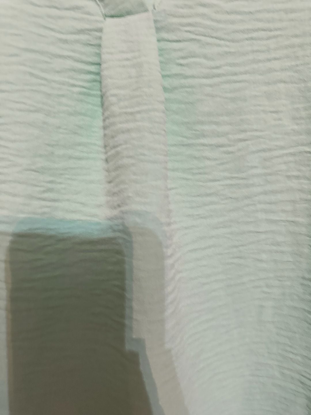 Zenana Sleeveless Top Size 1X Mint V-Neck Textured Pullover 3