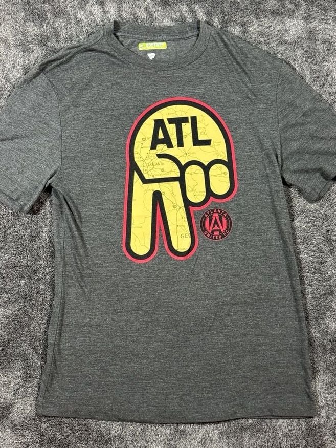 Fanatics Atlanta United FC T-Shirt Size S Gray ATL Soccer 2