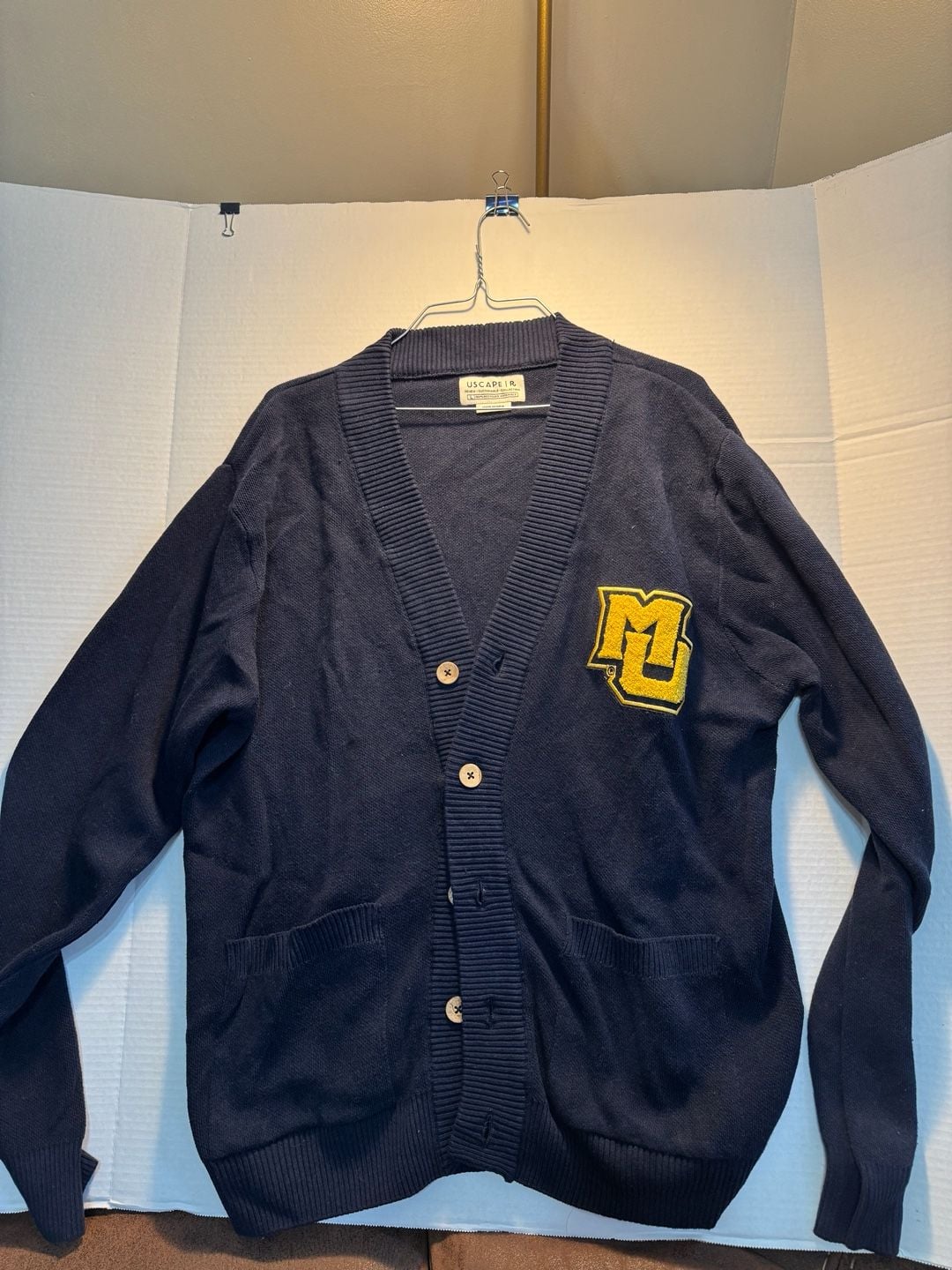 Uscape Marquette University Cardigan Size L Navy 2