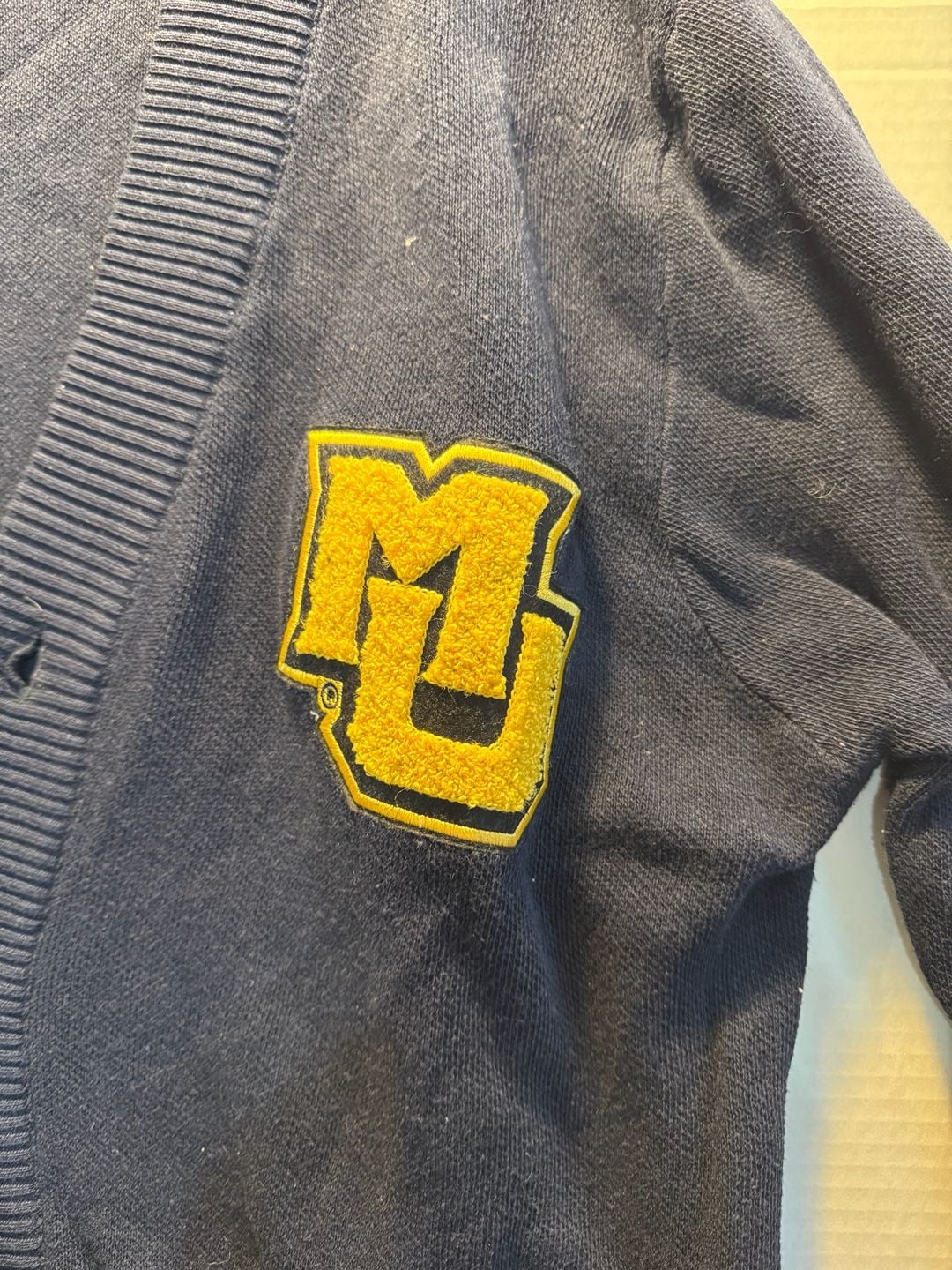 Uscape Marquette University Cardigan Size L Navy 3