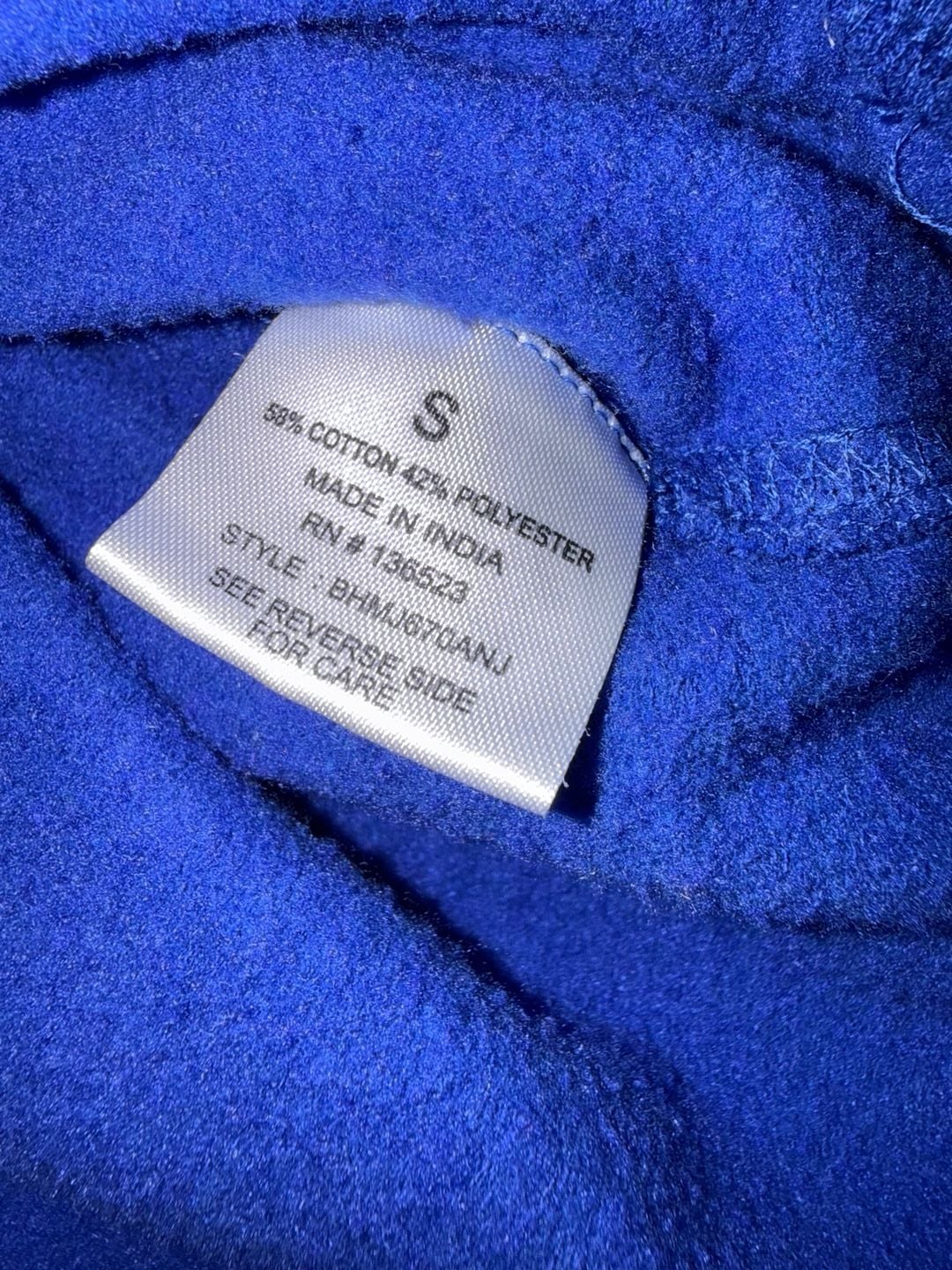 Originals Hoodie Size S Blue Cotton Blend 5