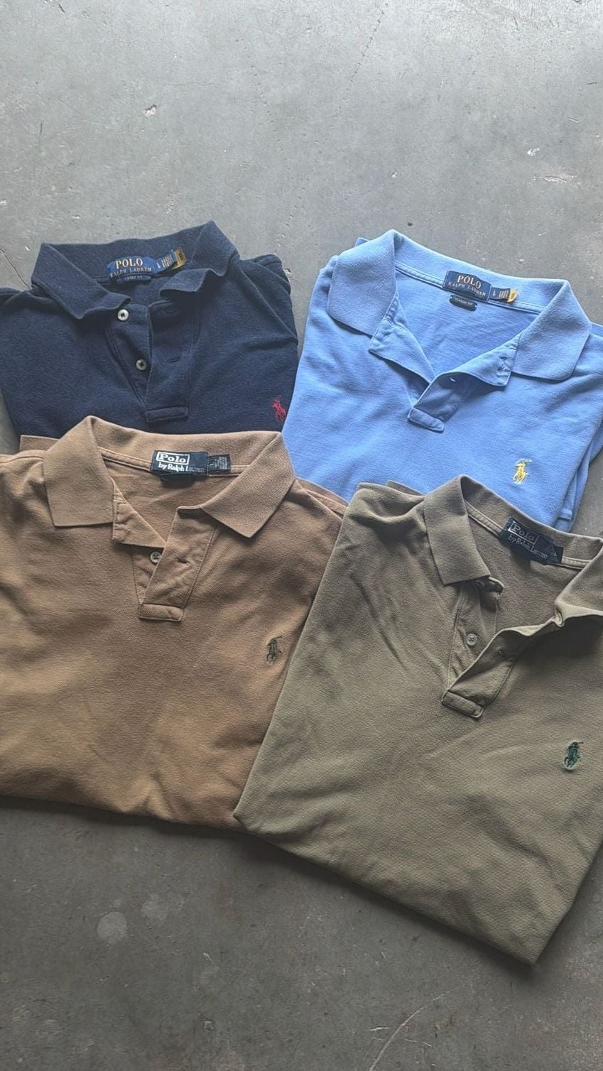 Polo Ralph Lauren Polo Shirt Lot Of 4 Assorted Colors All Mens Large 2