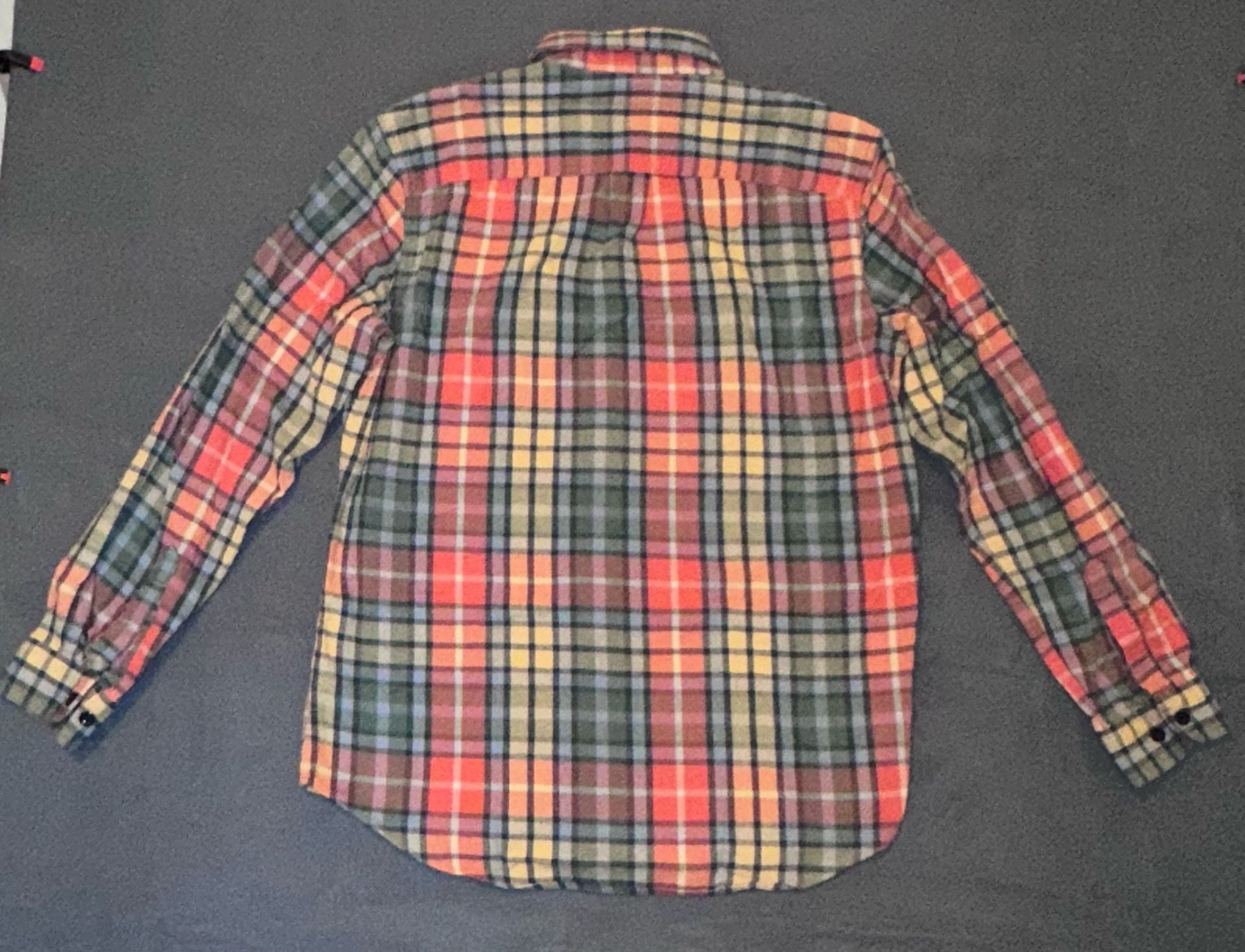 L.L. Bean Plaid Flannel Shirt Size M-REG Slightly Fitted Multicolor 5