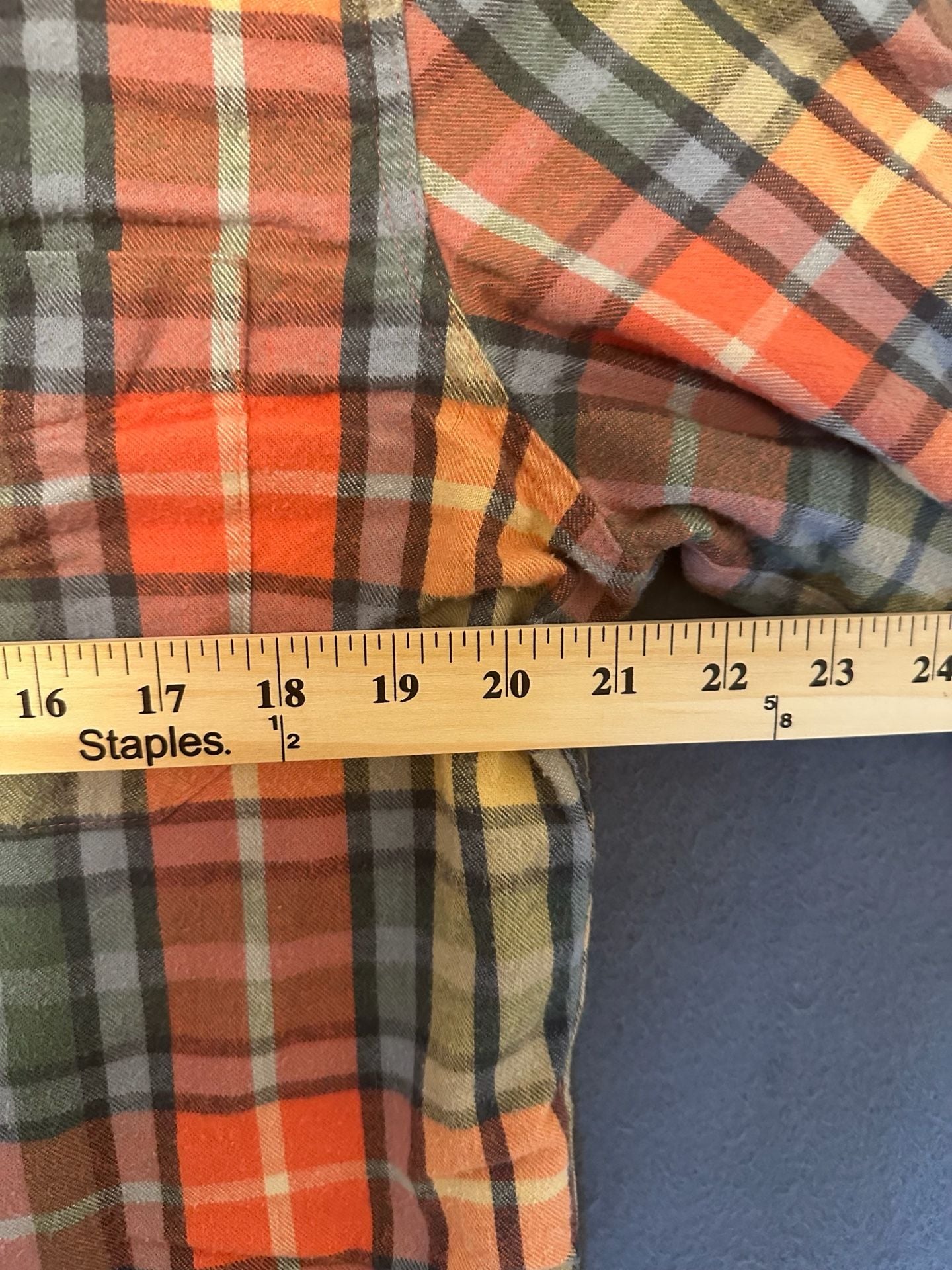 L.L. Bean Plaid Flannel Shirt Size M-REG Slightly Fitted Multicolor 7