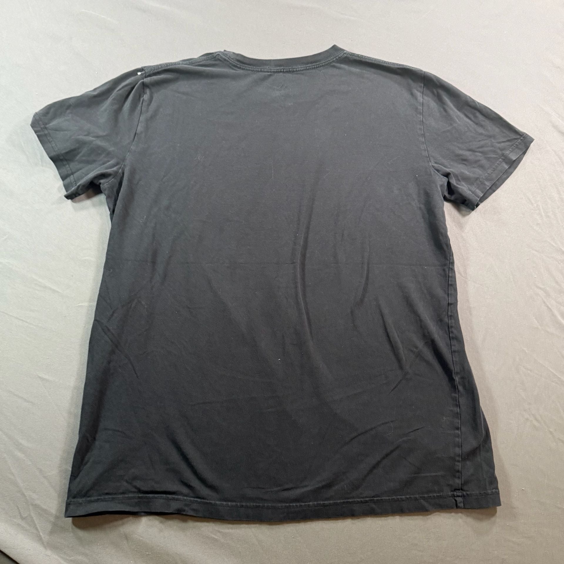 Adidas Boys XL 18/20 Black Drip Logo Graphic T-Shirt Blue Neon Green 8
