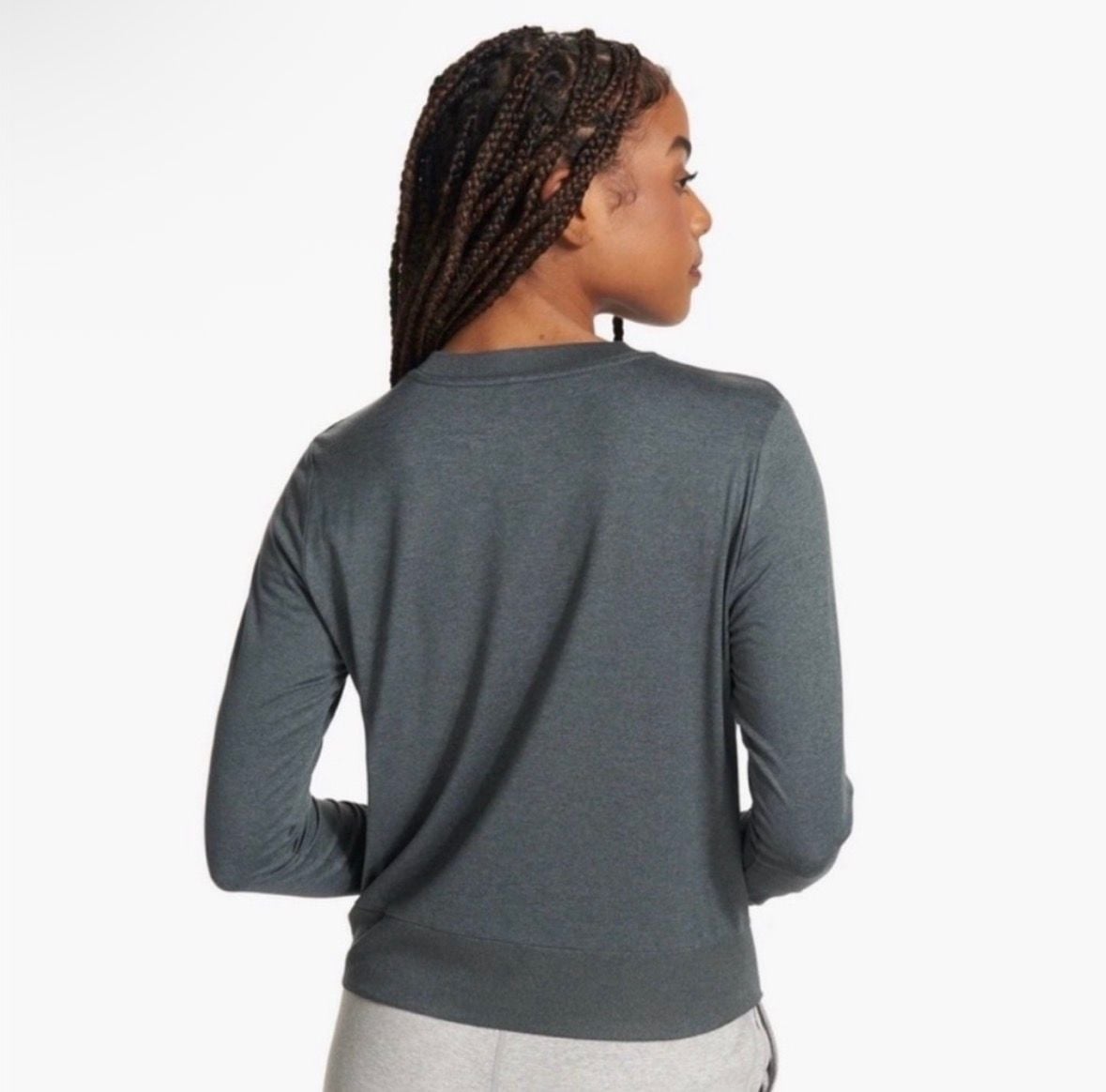 Vuori Daydream Long Sleeve Size S Blue/Grey Long Sleeve Top 3