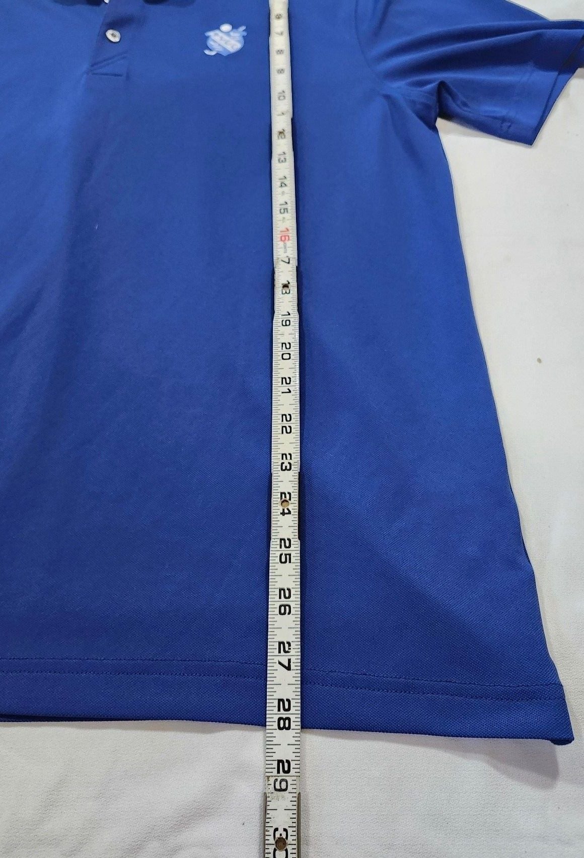 Cutter & Buck Polo Shirt L Blue Golf Shirt 6