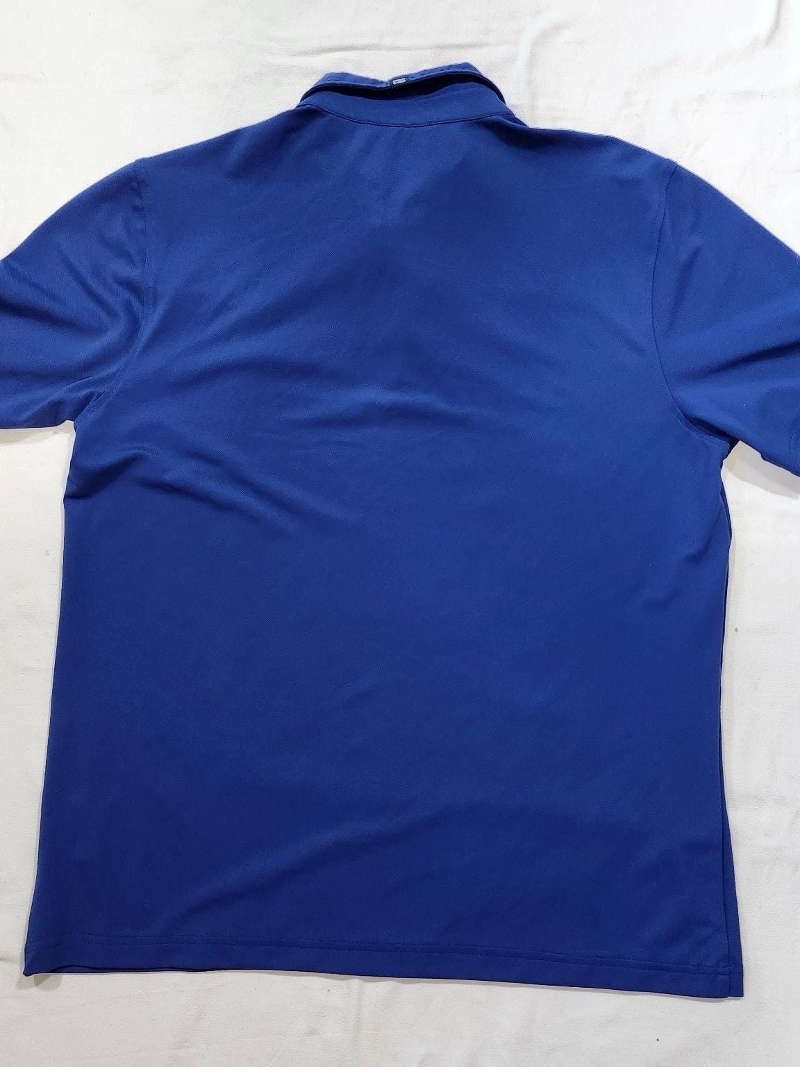 Cutter & Buck Polo Shirt L Blue Golf Shirt 7