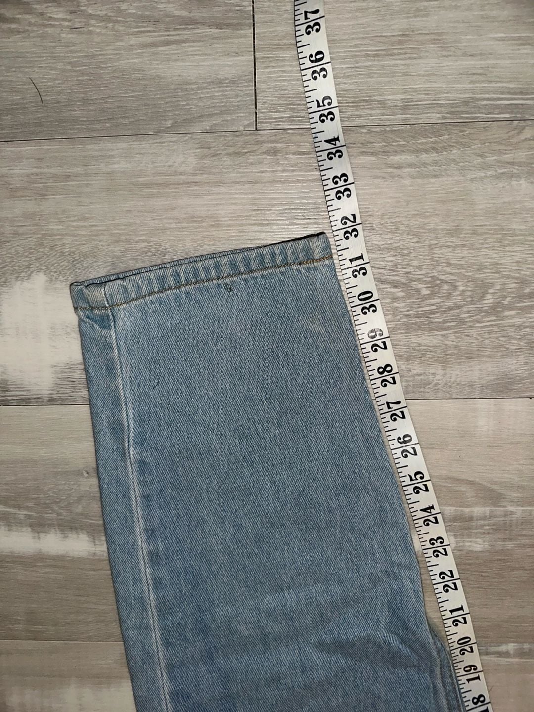 Liz Claiborne Lizwear Jeans Size 16-Long Light Blue Denim Mom Jeans 5