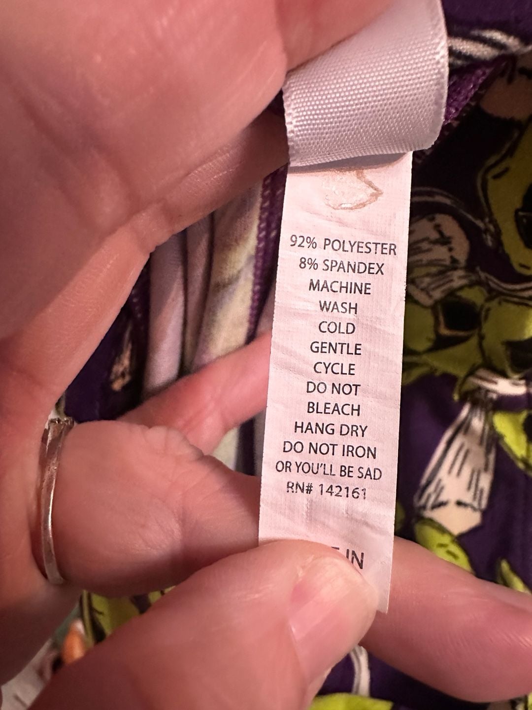 LuLaRoe Leggings Tween Purple Green Witch Hat Halloween 5