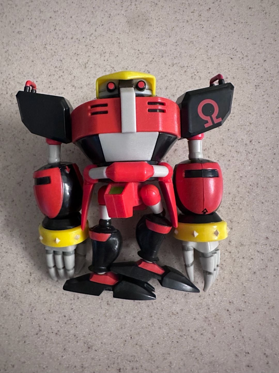 JAKKS PACIFIC SONIC THE HEDGEHOG E123 OMEGA ACTION FIGURE ROBOT VILLIAN RARE 1