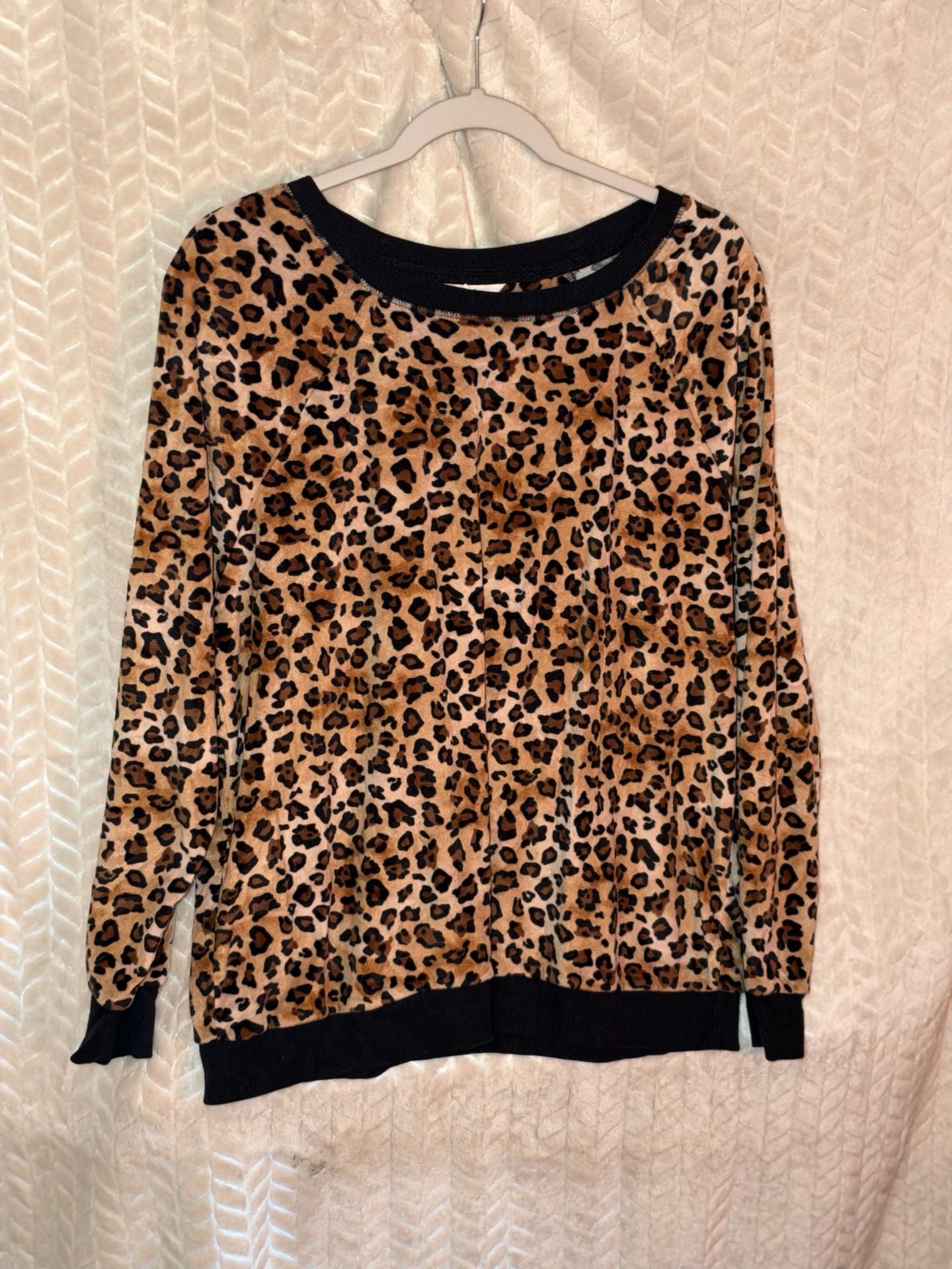 Secret Treasures Pajama Set Size L (12-14) Leopard Print 2