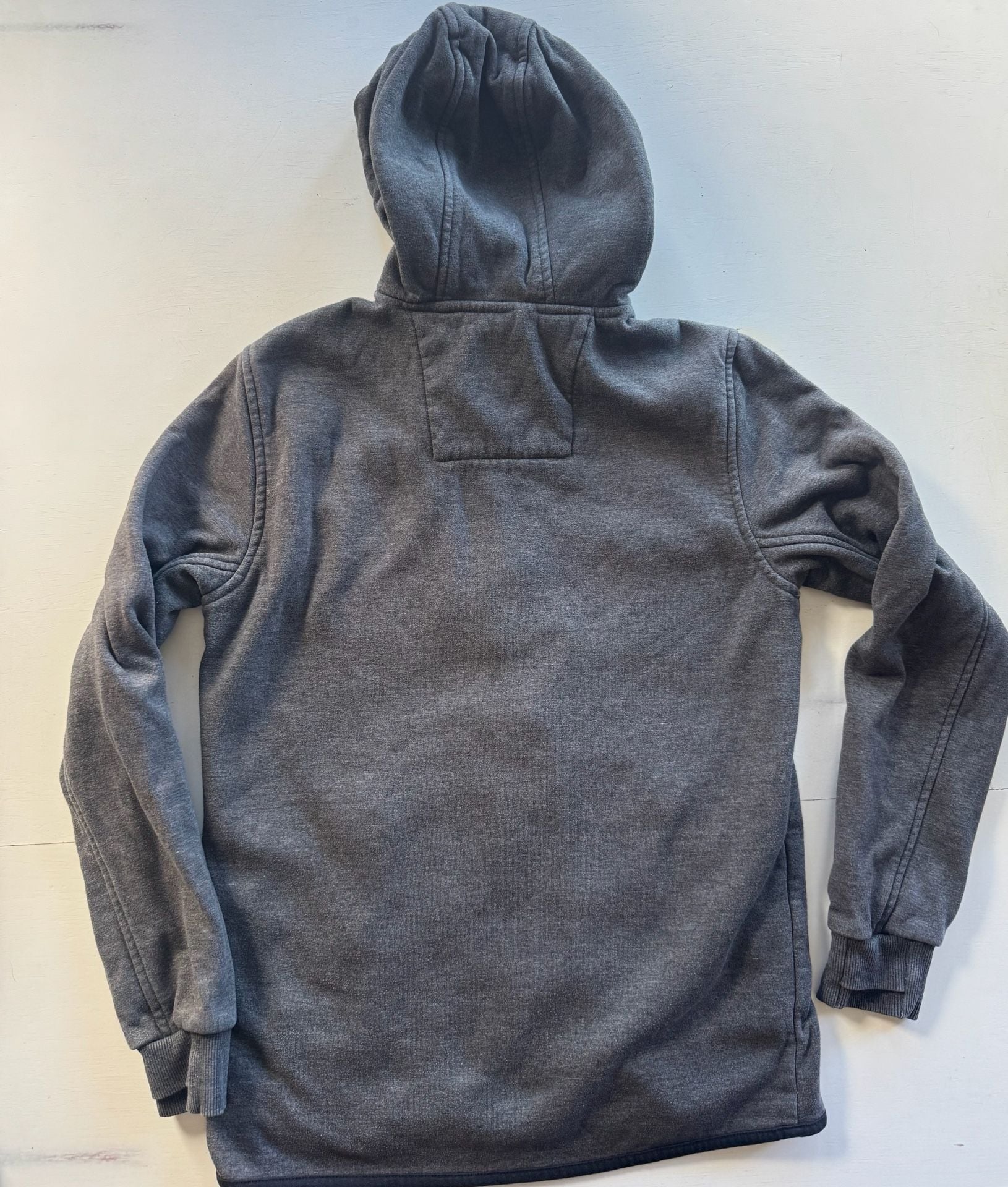 Rip Curl Anti Series Hooded Jacket Size S Gray Fleece Lined 9
