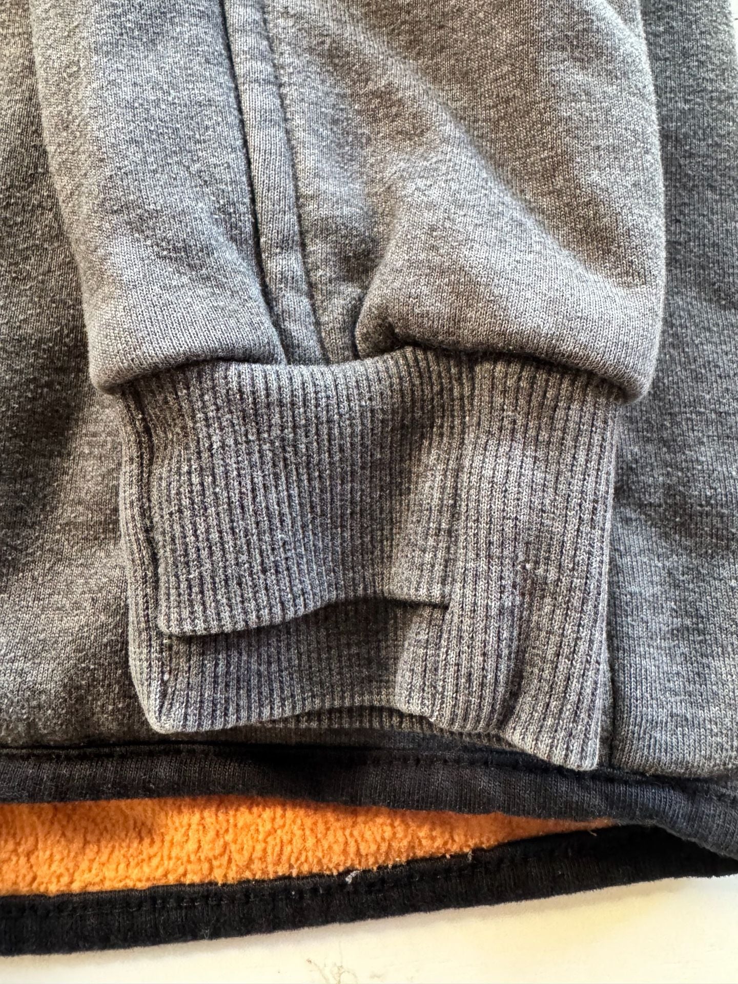 Rip Curl Anti Series Hooded Jacket Size S Gray Fleece Lined 10