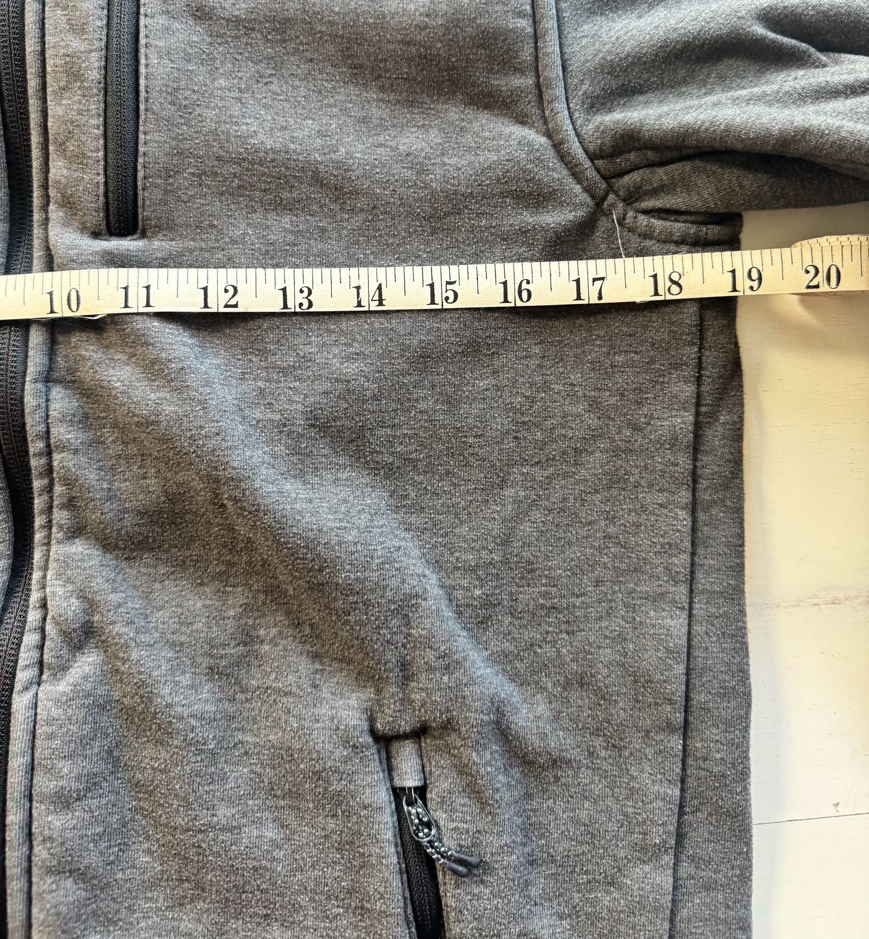 Rip Curl Anti Series Hooded Jacket Size S Gray Fleece Lined 12