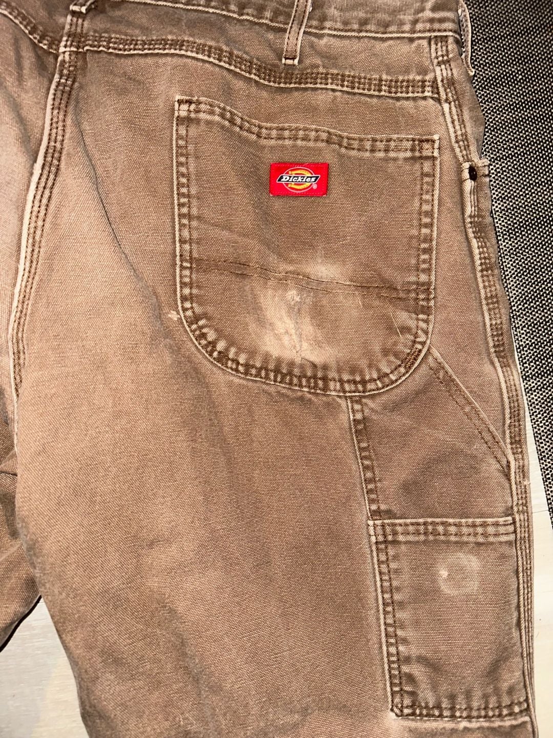 Dickies Carpenter Pants Size 36 Brown Cotton Utility Workwear 7