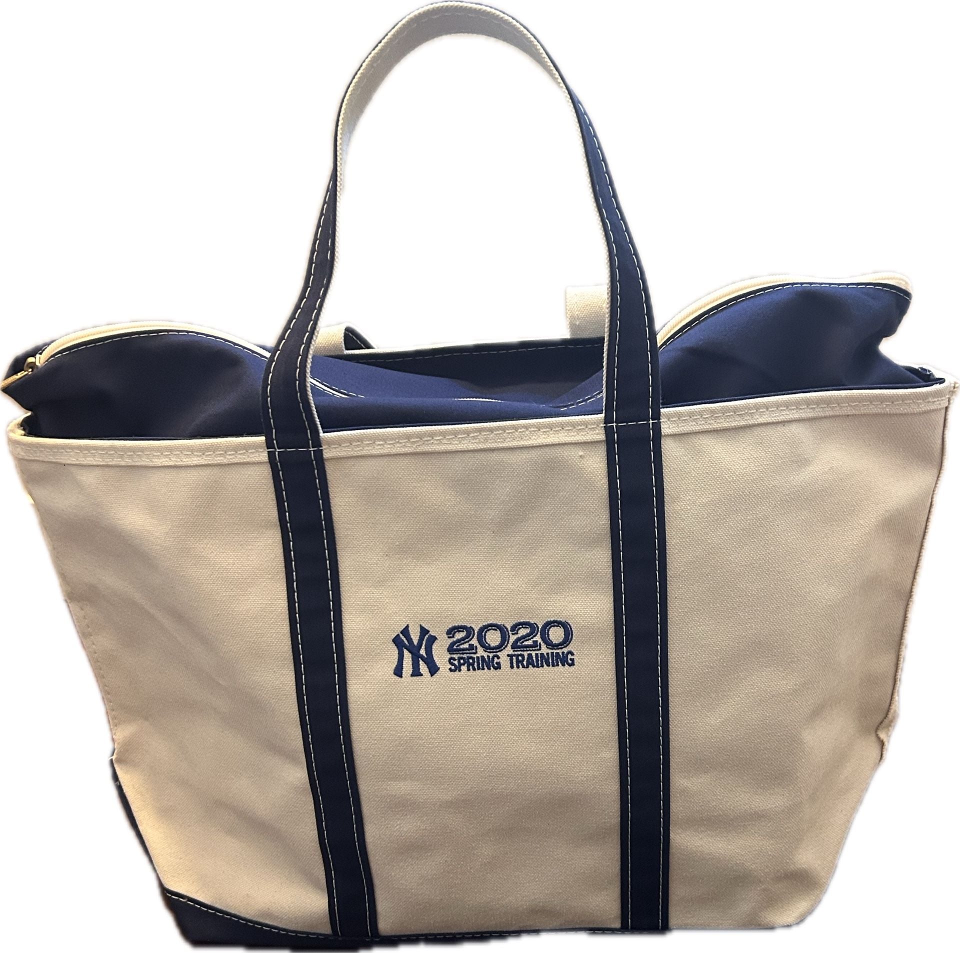 L.L.Bean XL Boat and Tote Rare Custom 2020 NY Yankees Exec VIP Gift w/ Letter 2