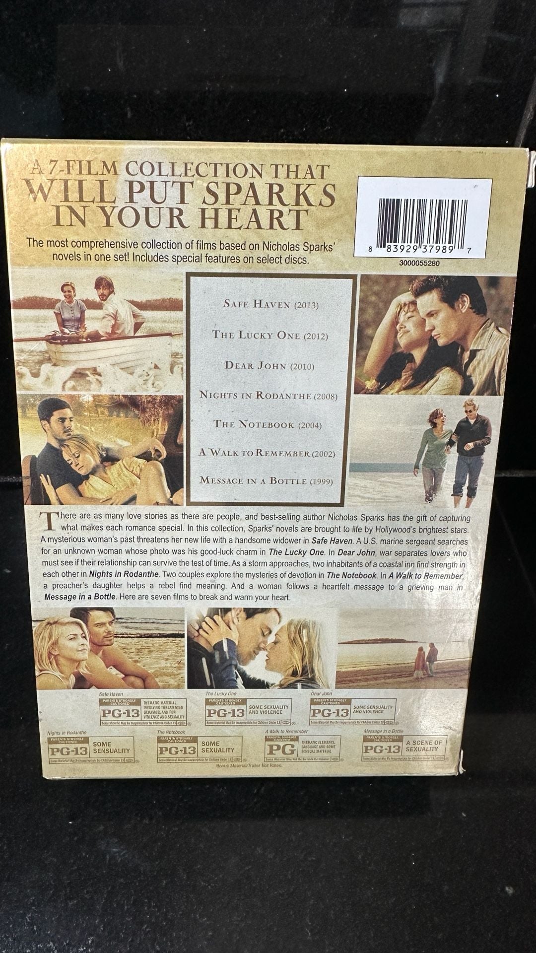Nicholas Sparks Limited Edition DVD Collection 7-Film Box Set 3