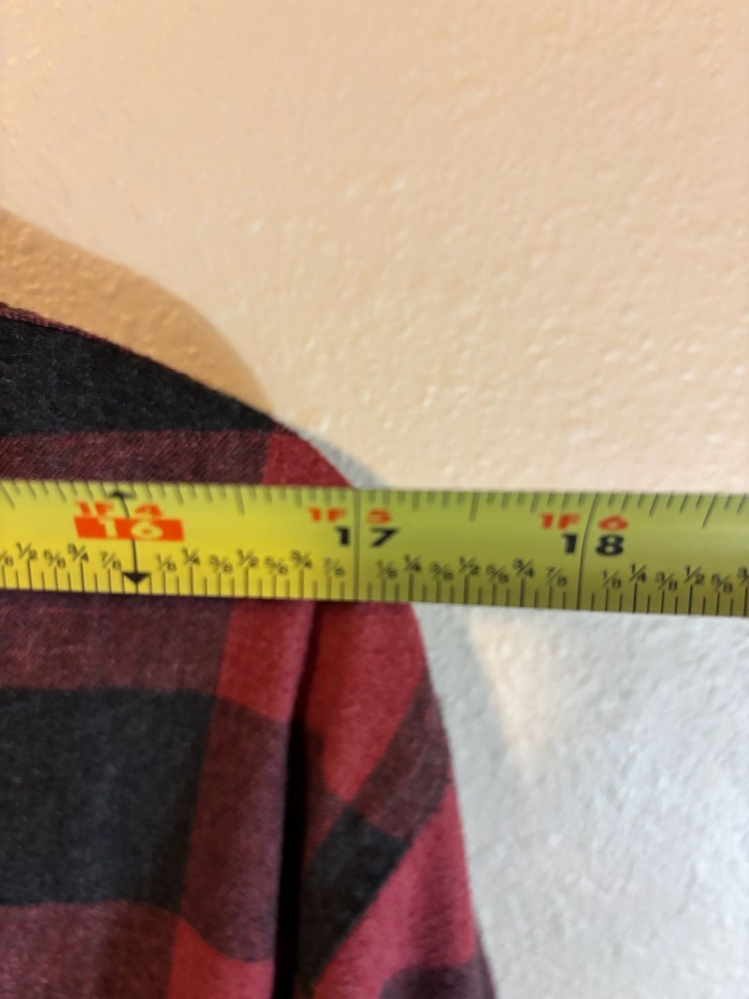 Weatherproof Vintage Flannel Shirt Size XL Red Black Buffalo Plaid 8