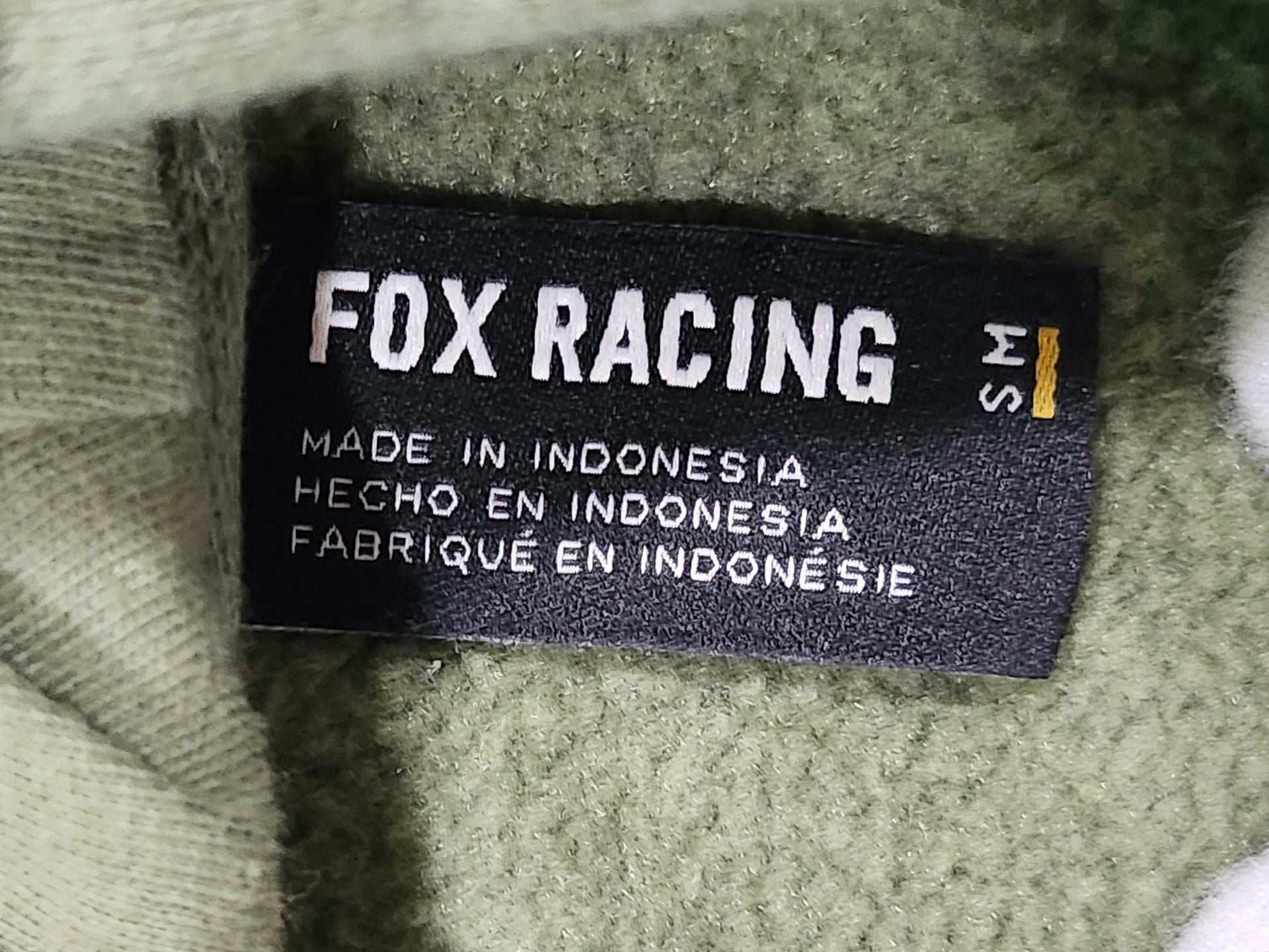 Fox Racing Hoodie Olive Green Pullover Sweatshirt 4